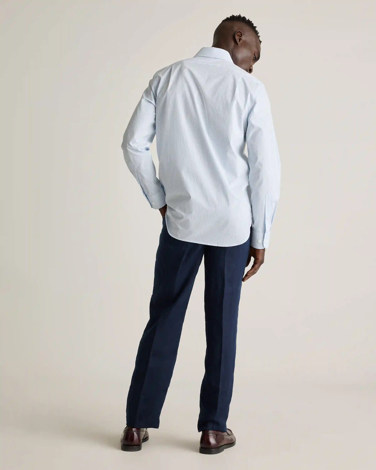 Organic Cotton Stretch Poplin Dress Shirt