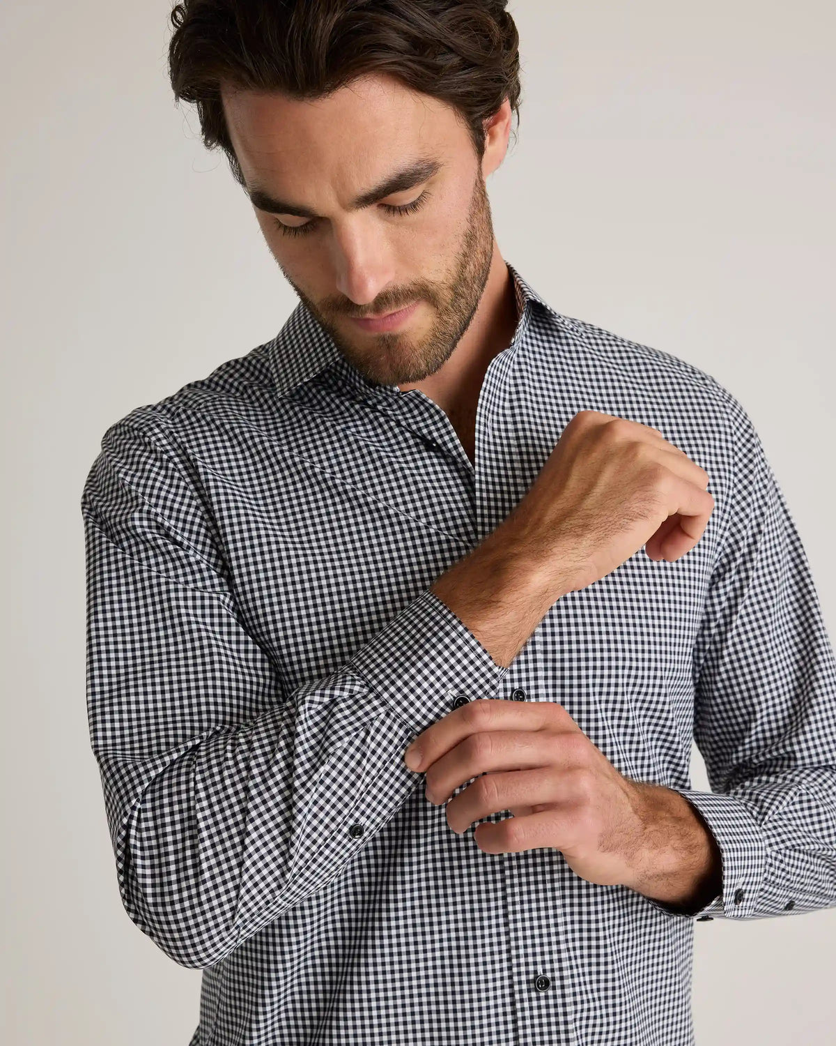 Organic Cotton Stretch Poplin Dress Shirt