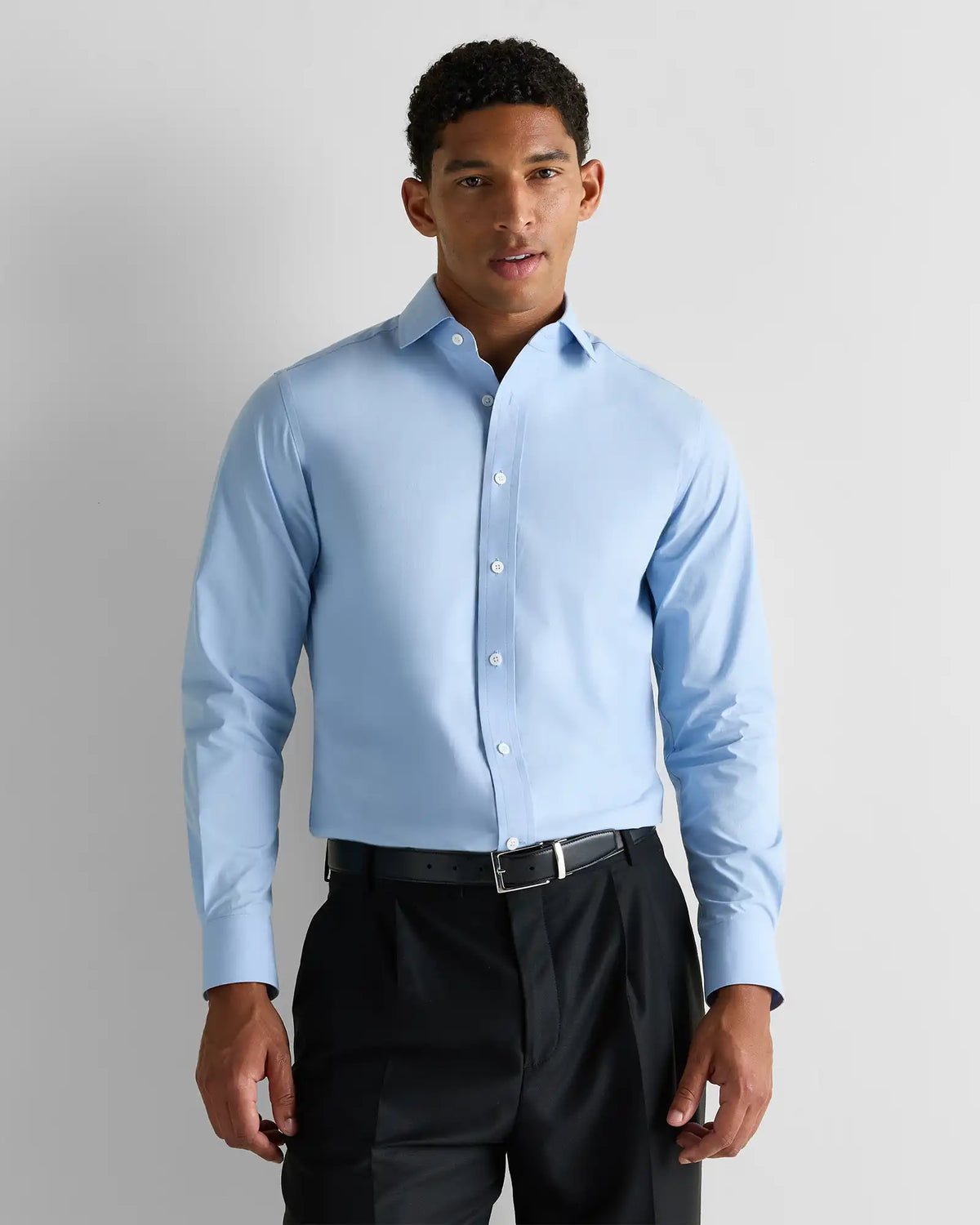 Organic Cotton Stretch Poplin Dress Shirt