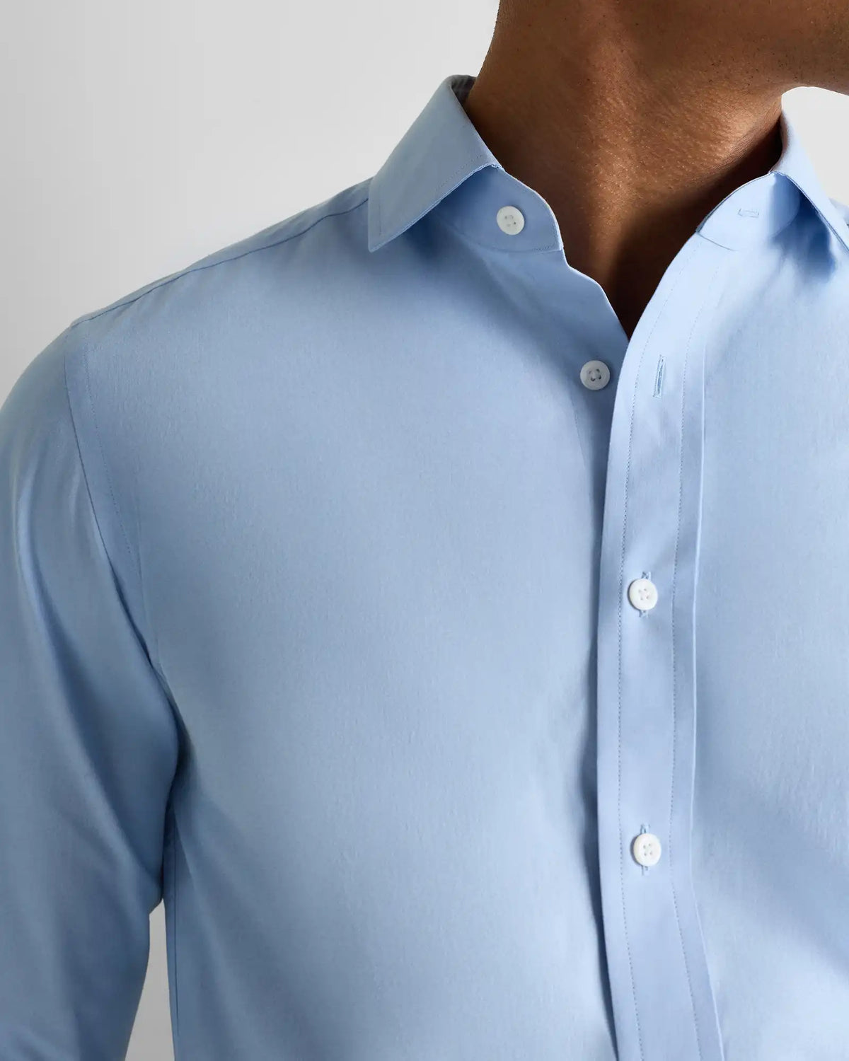 Organic Cotton Stretch Poplin Dress Shirt