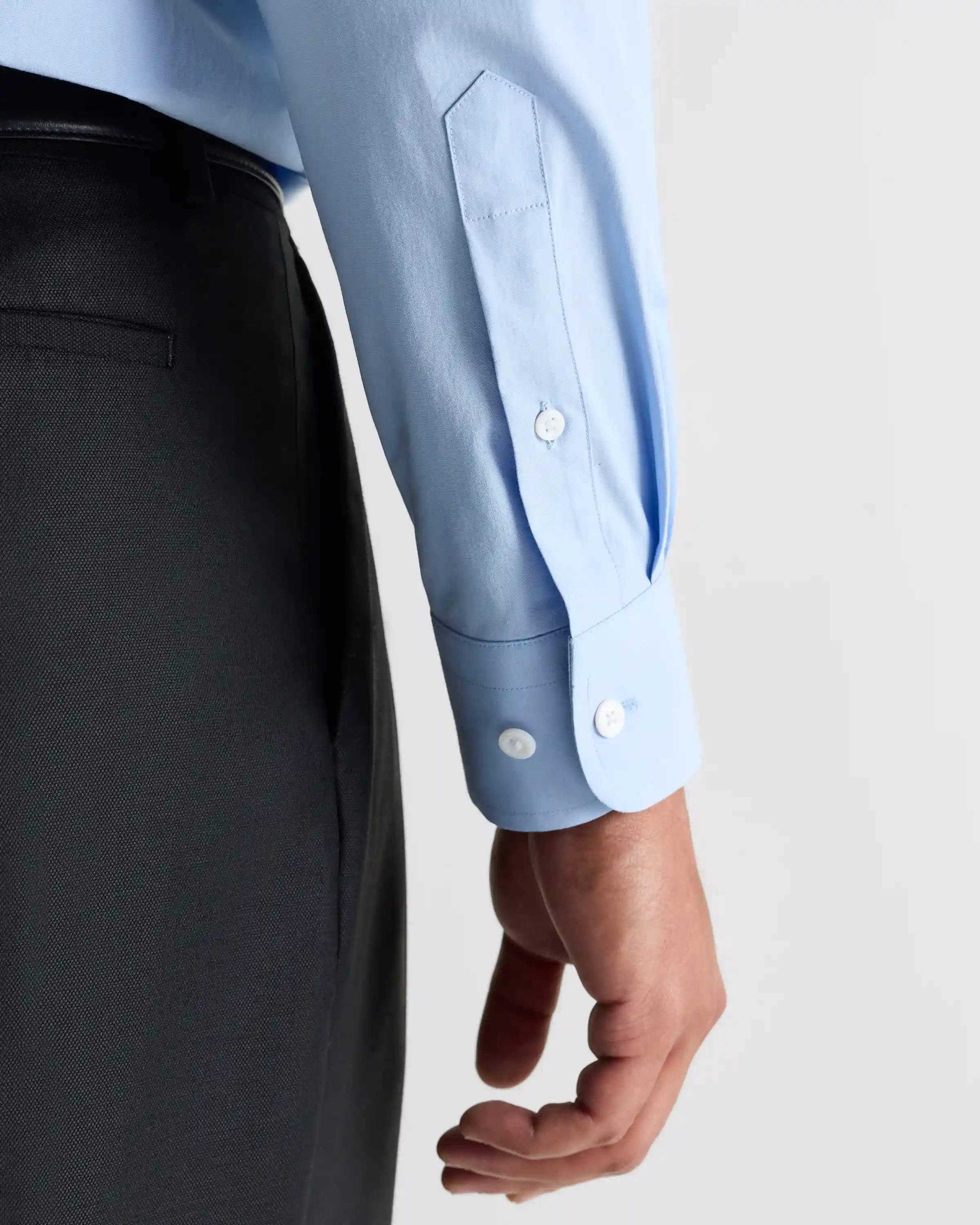 Organic Cotton Stretch Poplin Dress Shirt