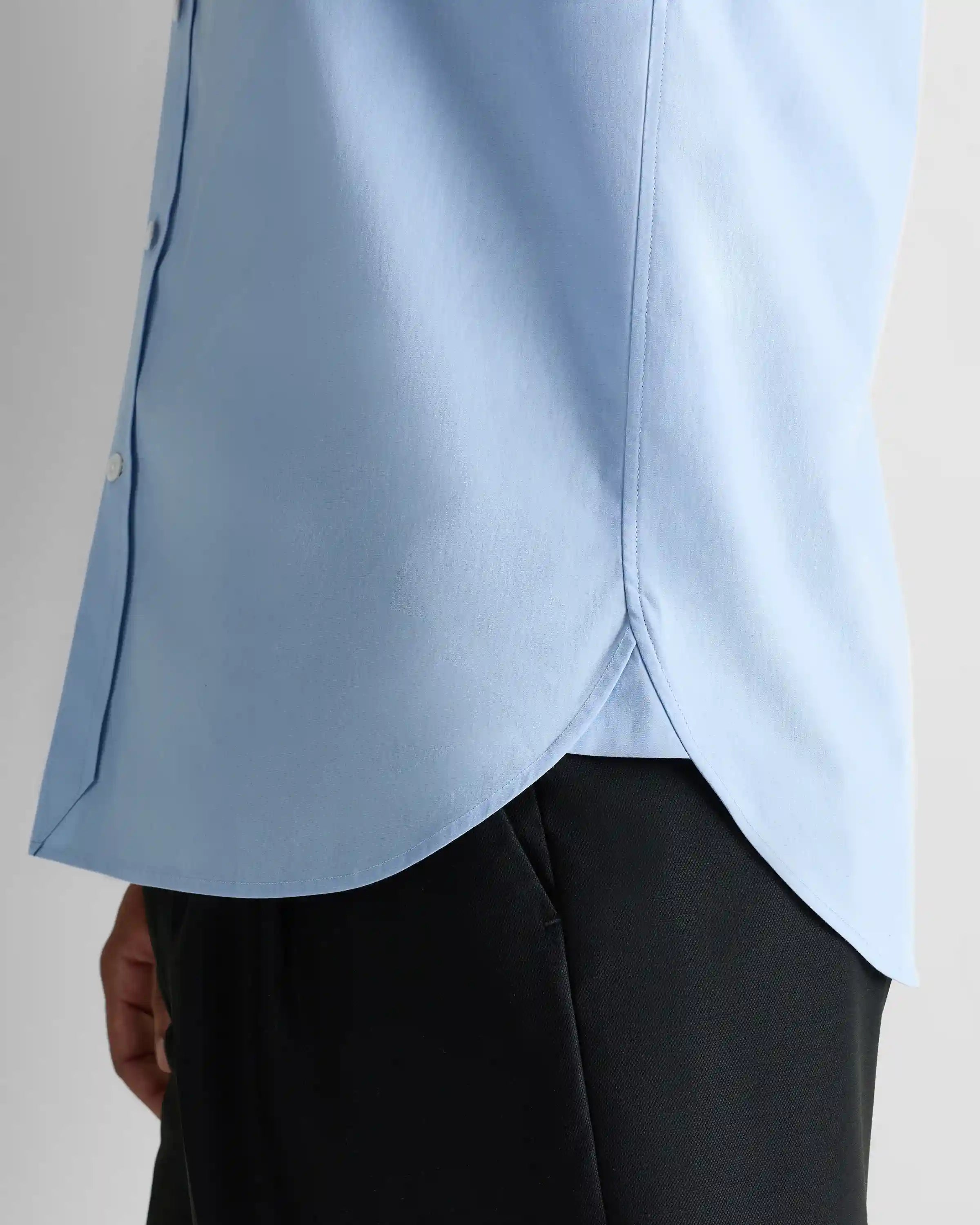 Organic Cotton Stretch Poplin Dress Shirt