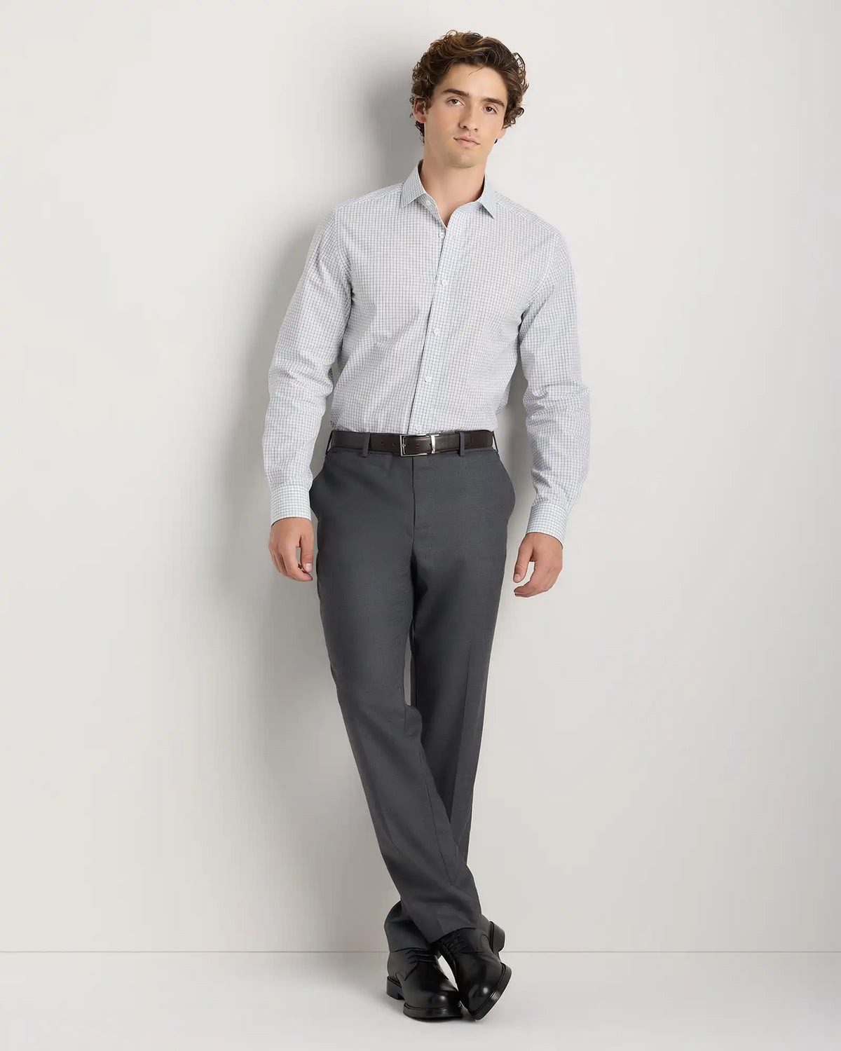 Organic Cotton Stretch Poplin Dress Shirt