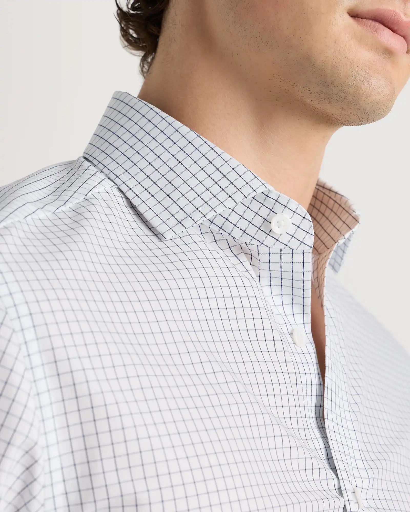 Organic Cotton Stretch Poplin Dress Shirt
