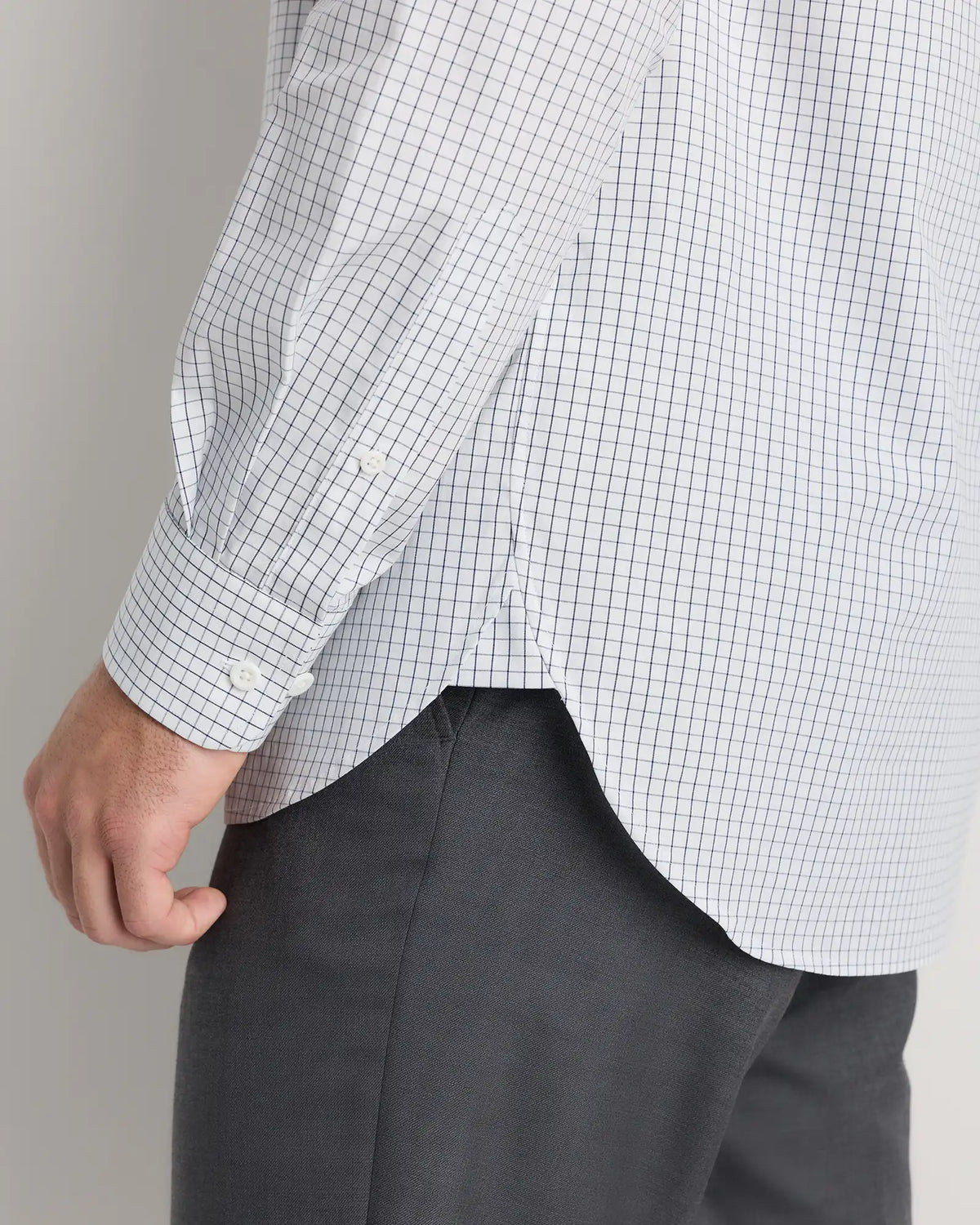 Organic Cotton Stretch Poplin Dress Shirt