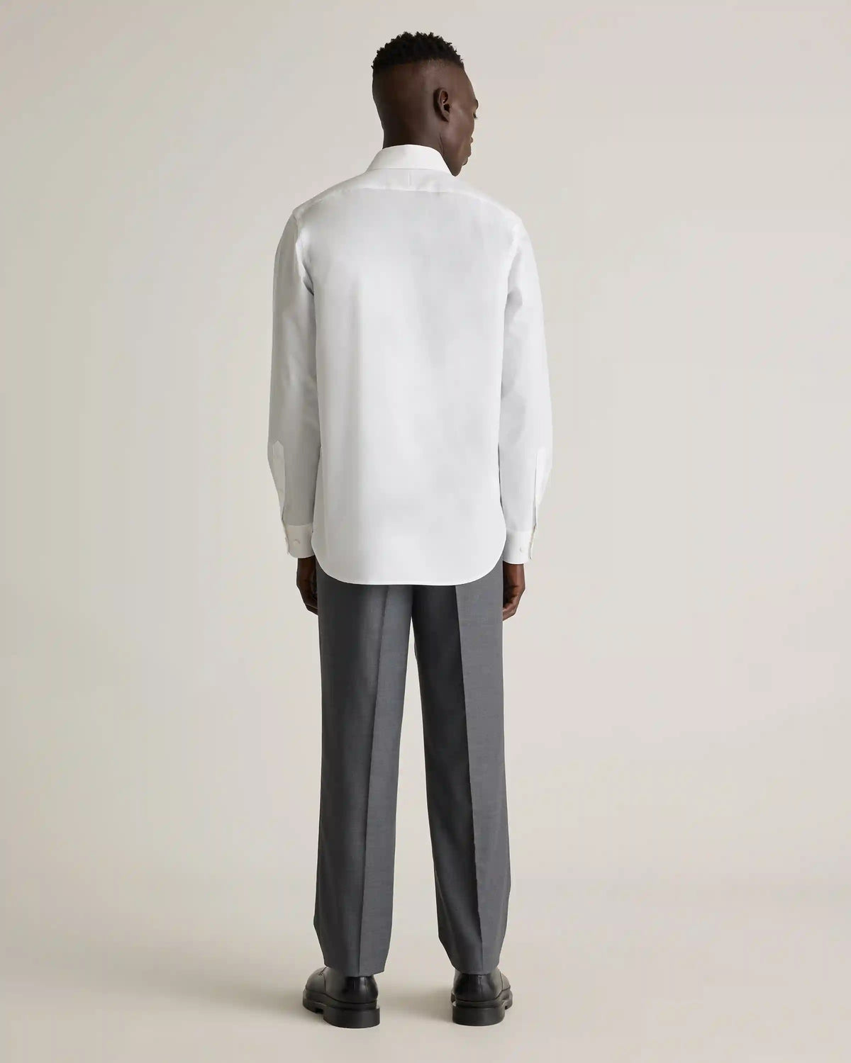 Organic Cotton Stretch Poplin Dress Shirt