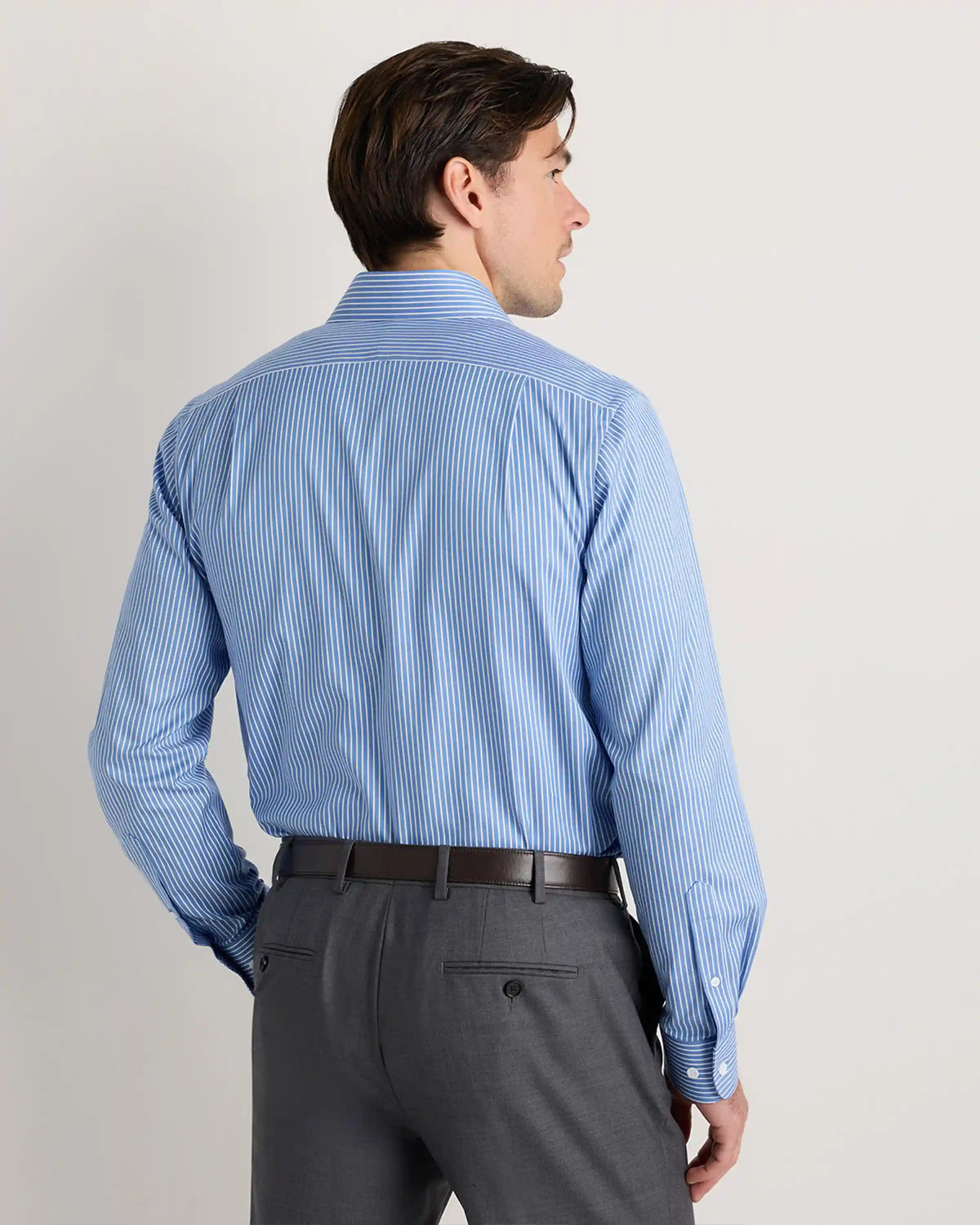 Organic Cotton Stretch Twill Dress Shirt