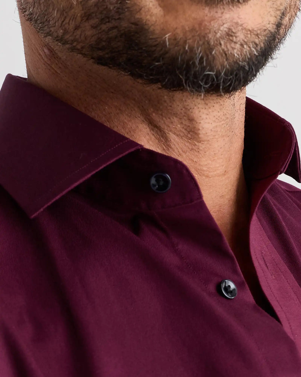 Organic Cotton Stretch Twill Dress Shirt