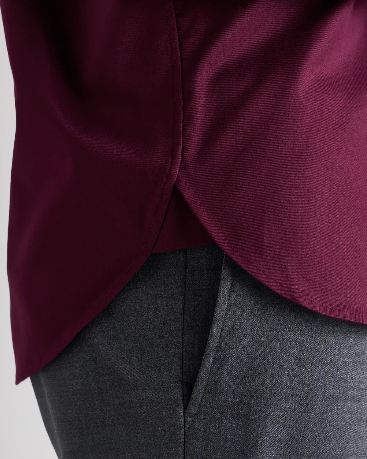 Organic Cotton Stretch Twill Dress Shirt