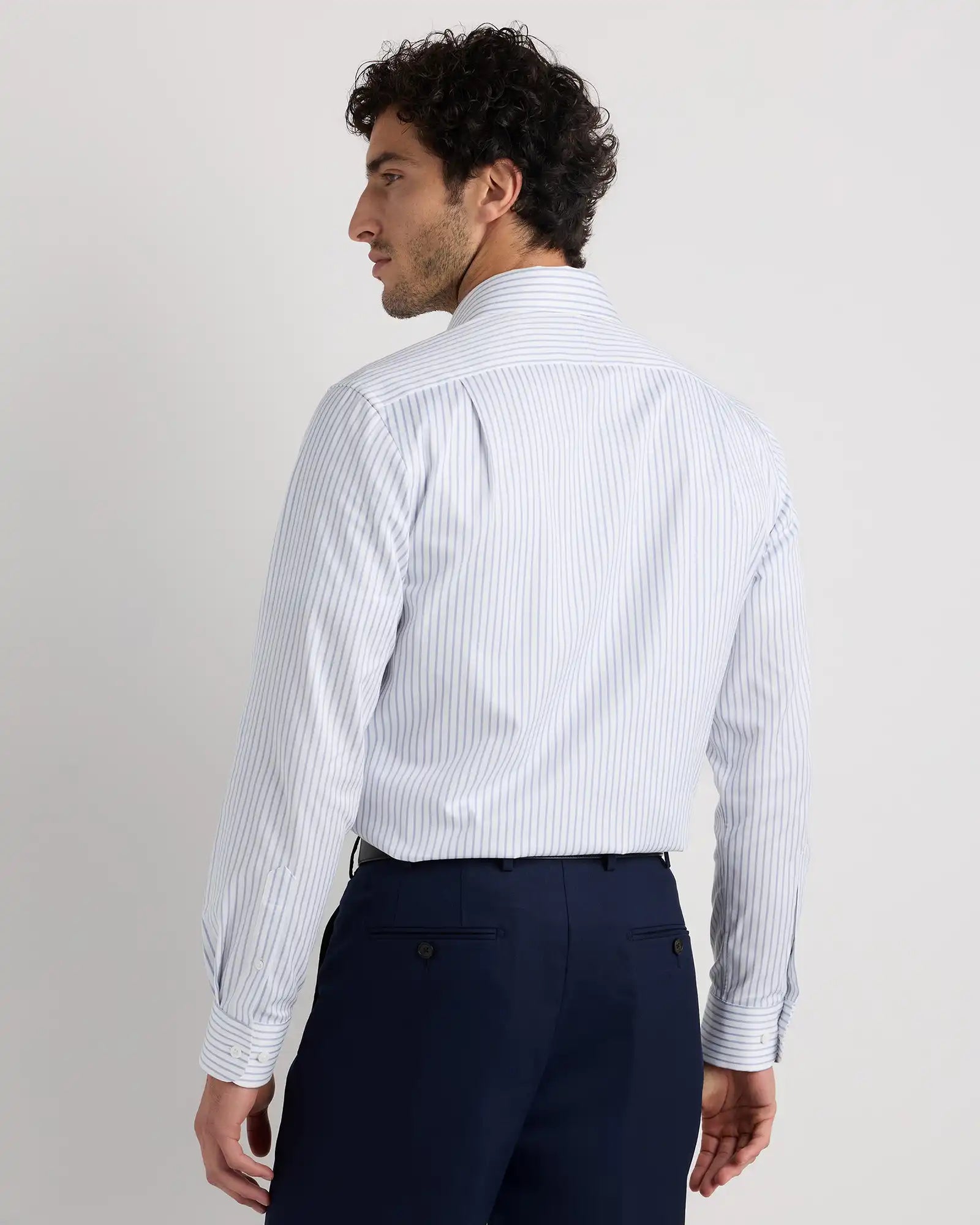 Organic Cotton Stretch Twill Dress Shirt