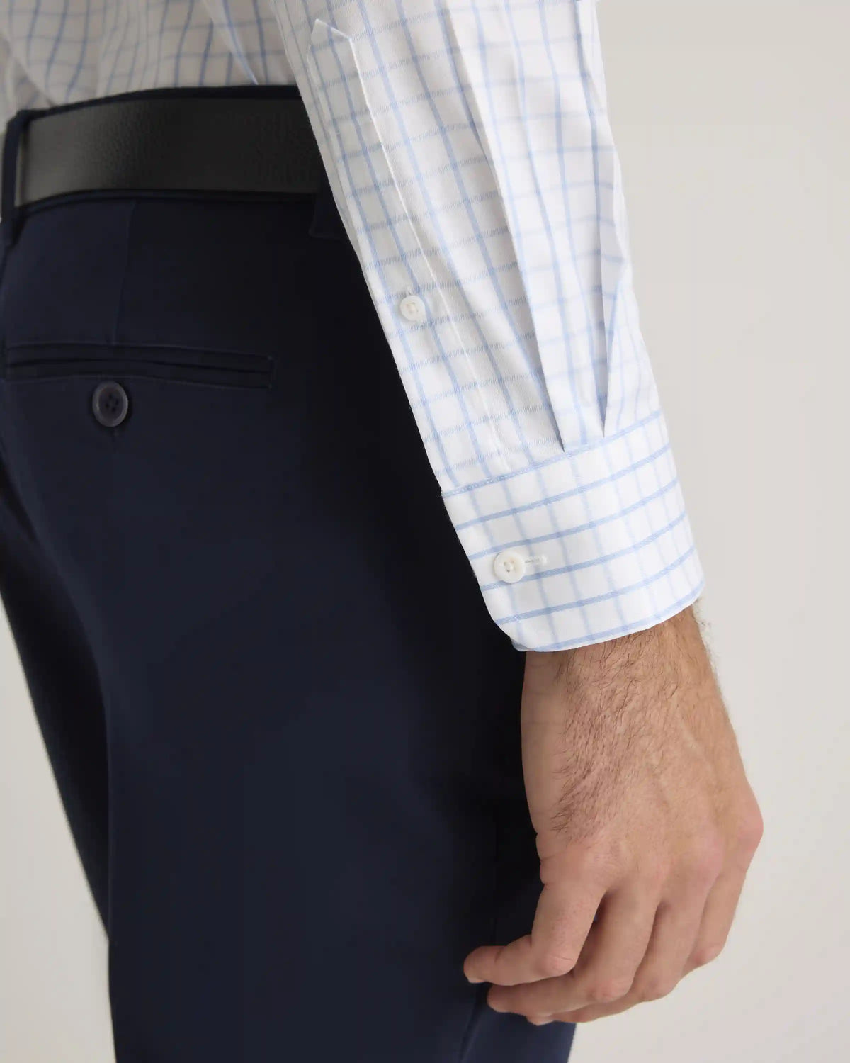Organic Cotton Stretch Twill Dress Shirt
