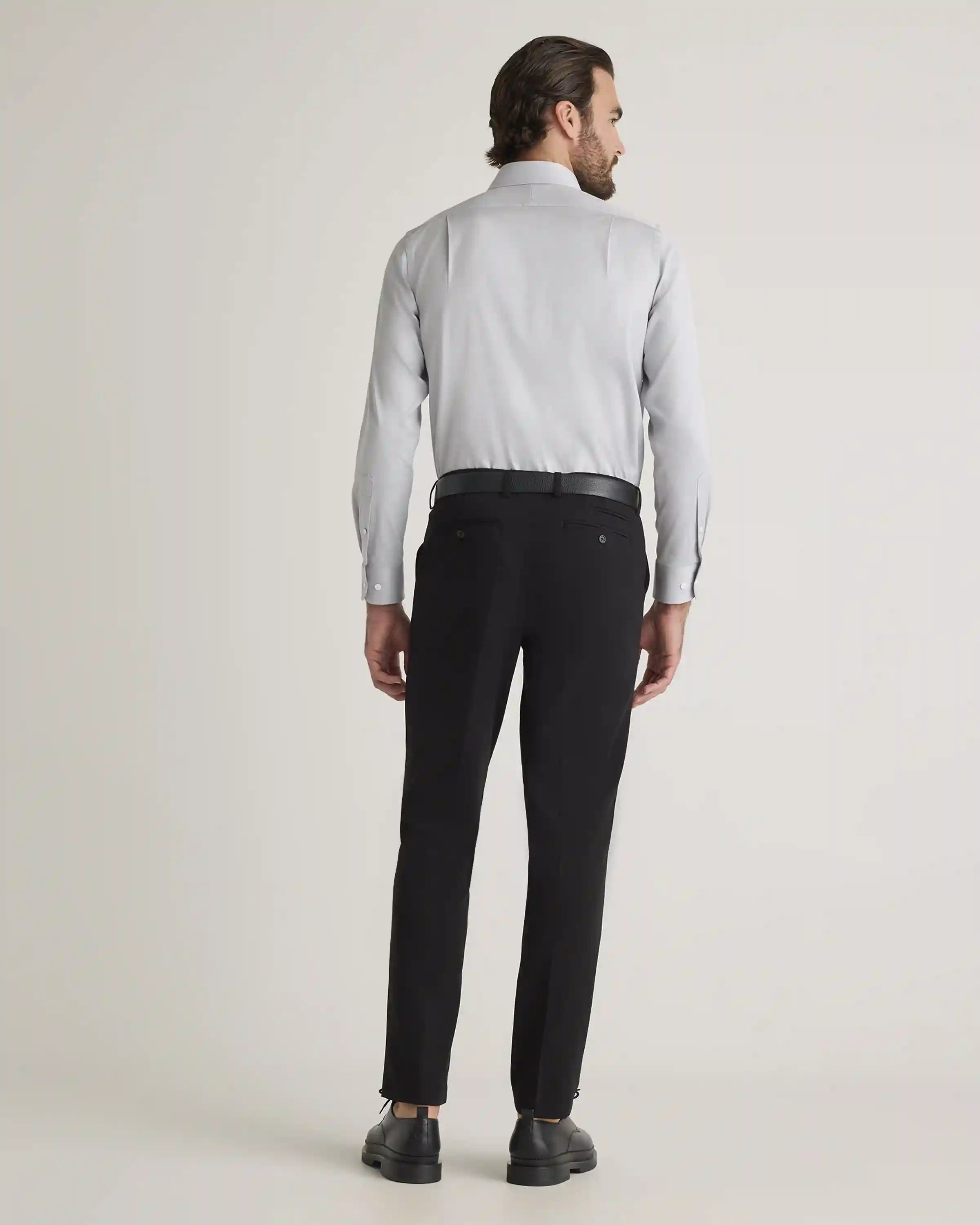 Organic Cotton Stretch Twill Dress Shirt