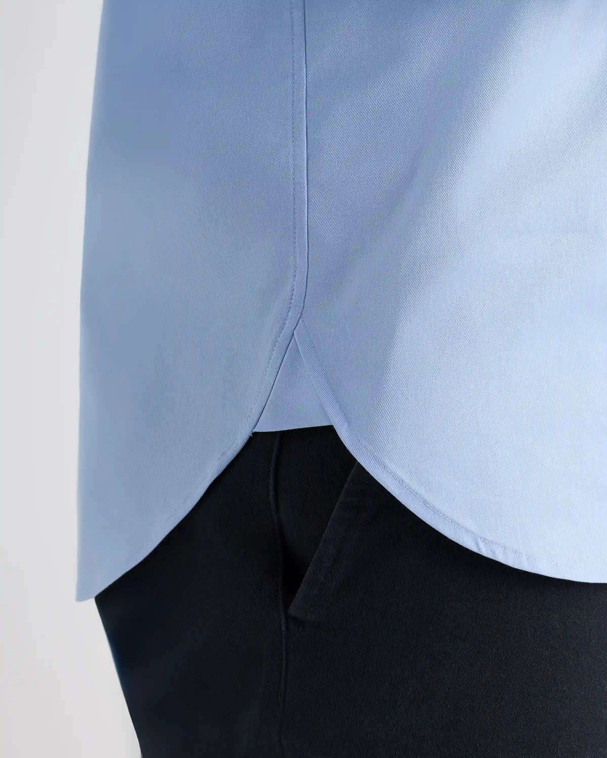 Organic Cotton Stretch Twill Dress Shirt