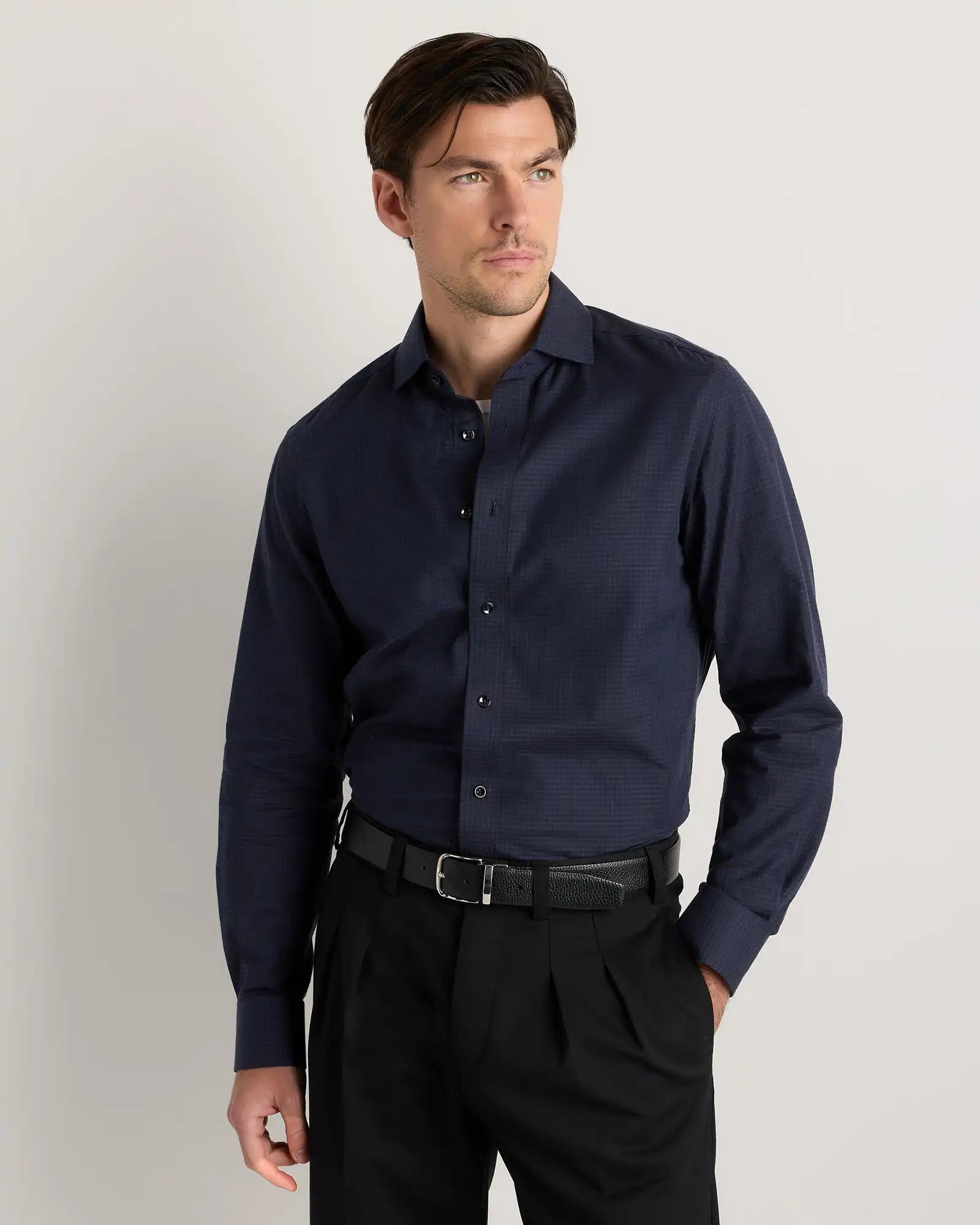 Organic Cotton Cashmere Dress Shirt