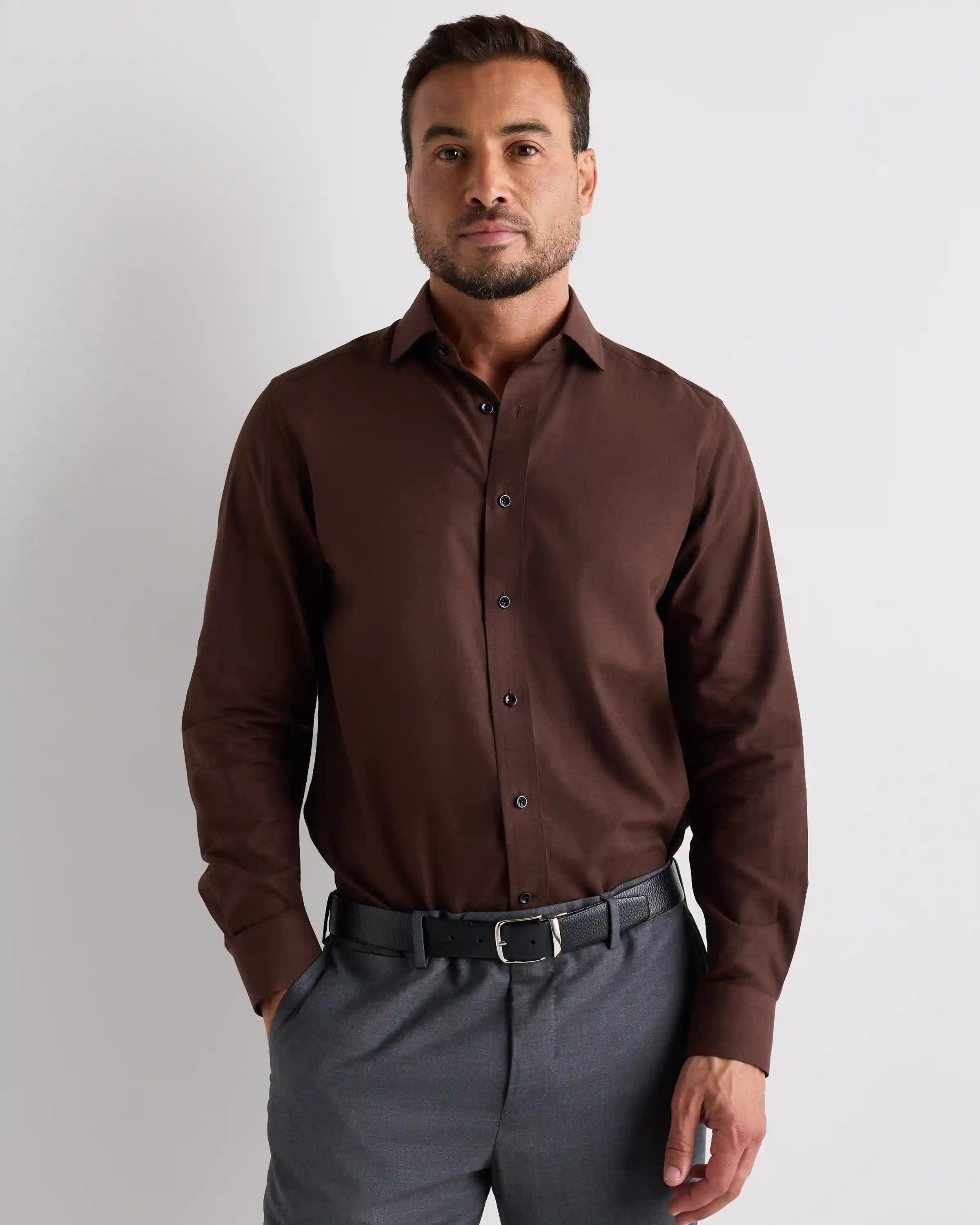 Organic Cotton Cashmere Dress Shirt