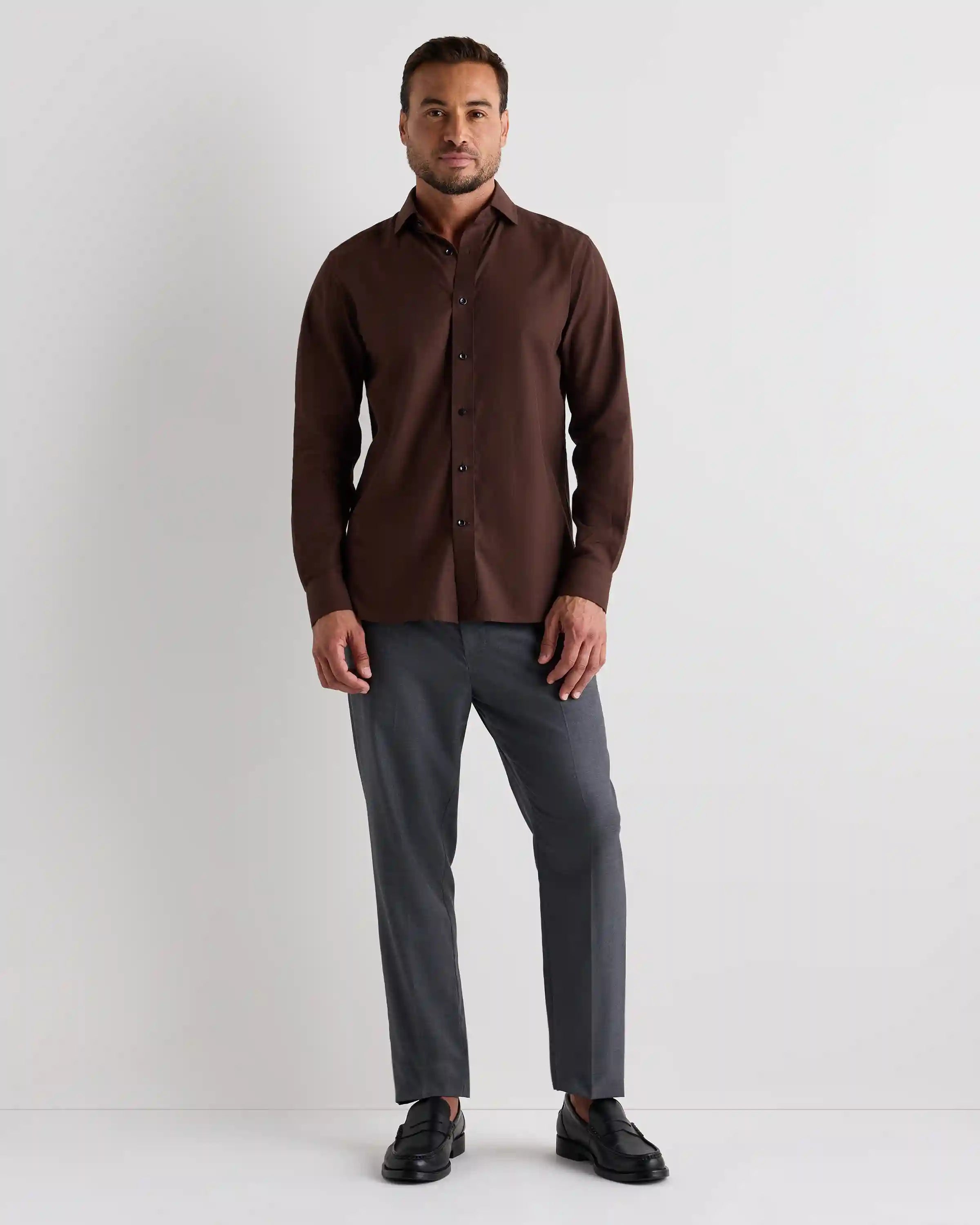 Organic Cotton Cashmere Dress Shirt