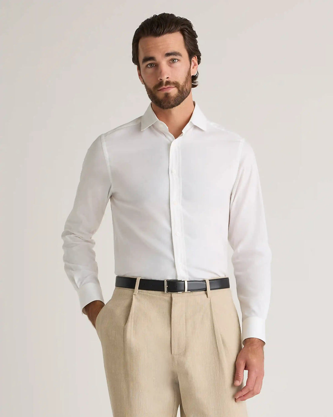 Organic Cotton Cashmere Dress Shirt