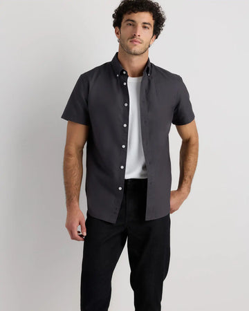 100% Organic Cotton Short Sleeve Oxford Shirt