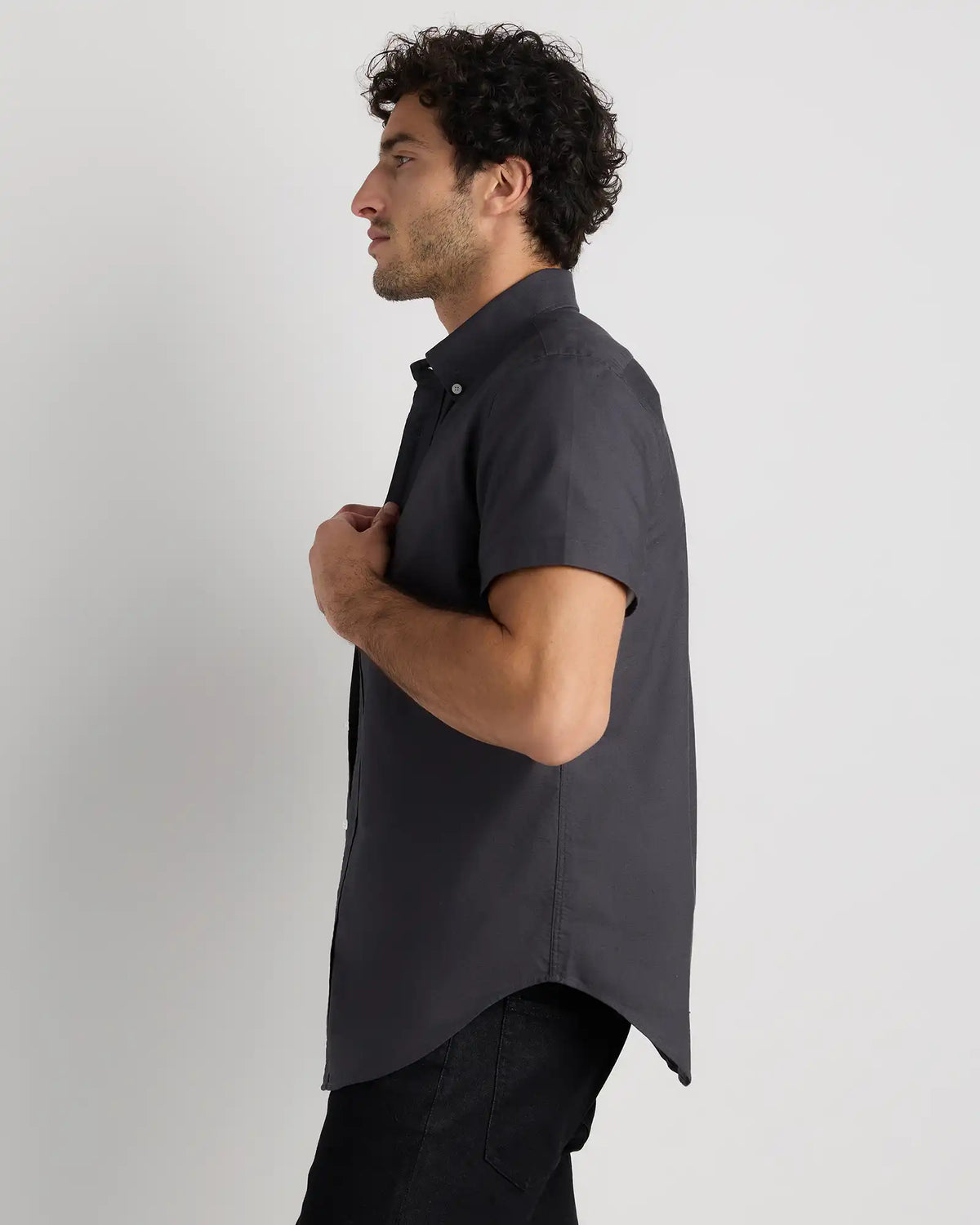 100% Organic Cotton Short Sleeve Oxford Shirt