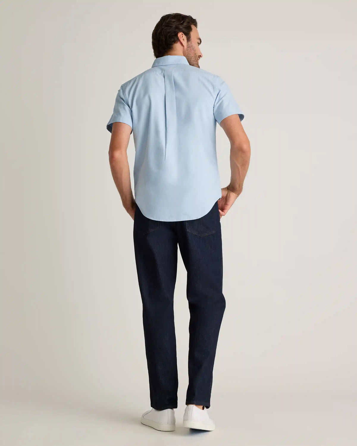 100% Organic Cotton Short Sleeve Oxford Shirt