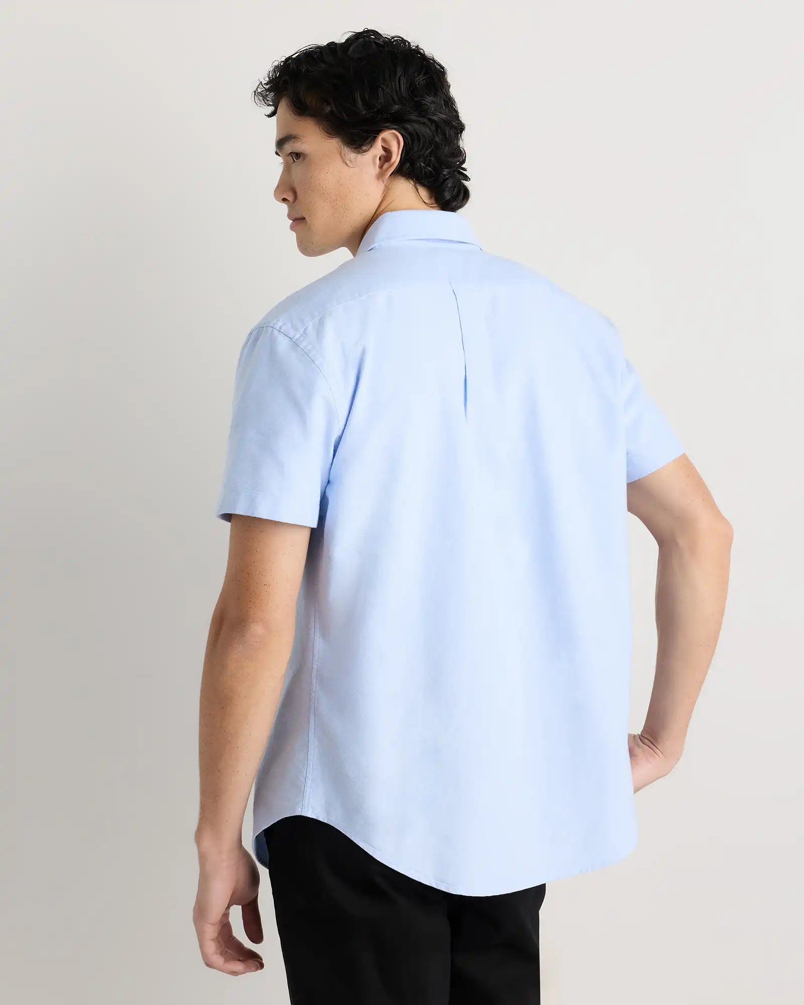 100% Organic Cotton Short Sleeve Oxford Shirt