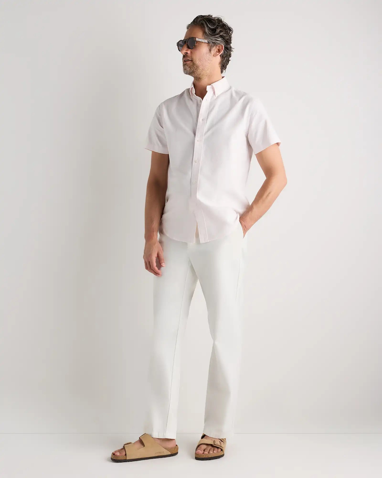 100% Organic Cotton Short Sleeve Oxford Shirt