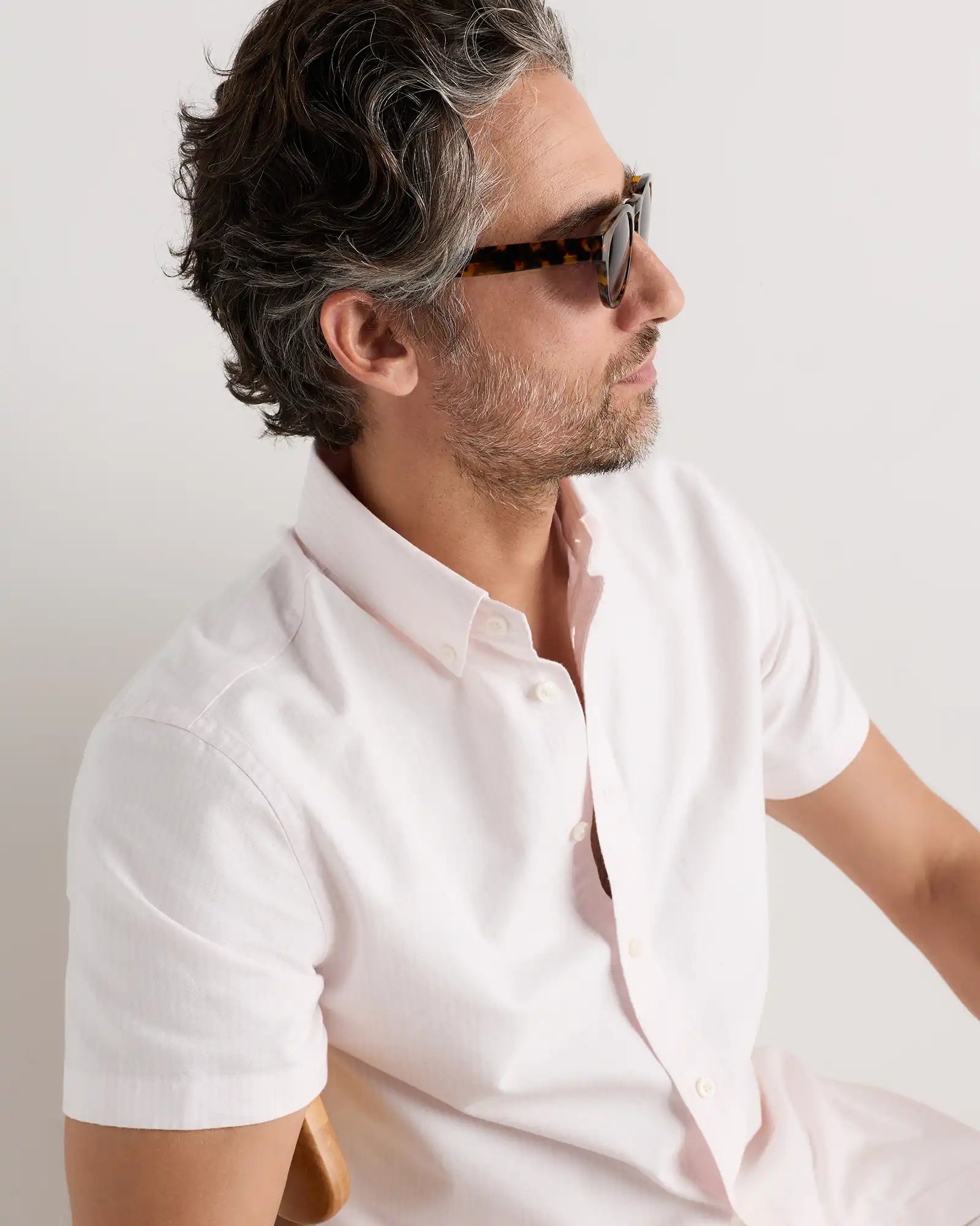 100% Organic Cotton Short Sleeve Oxford Shirt
