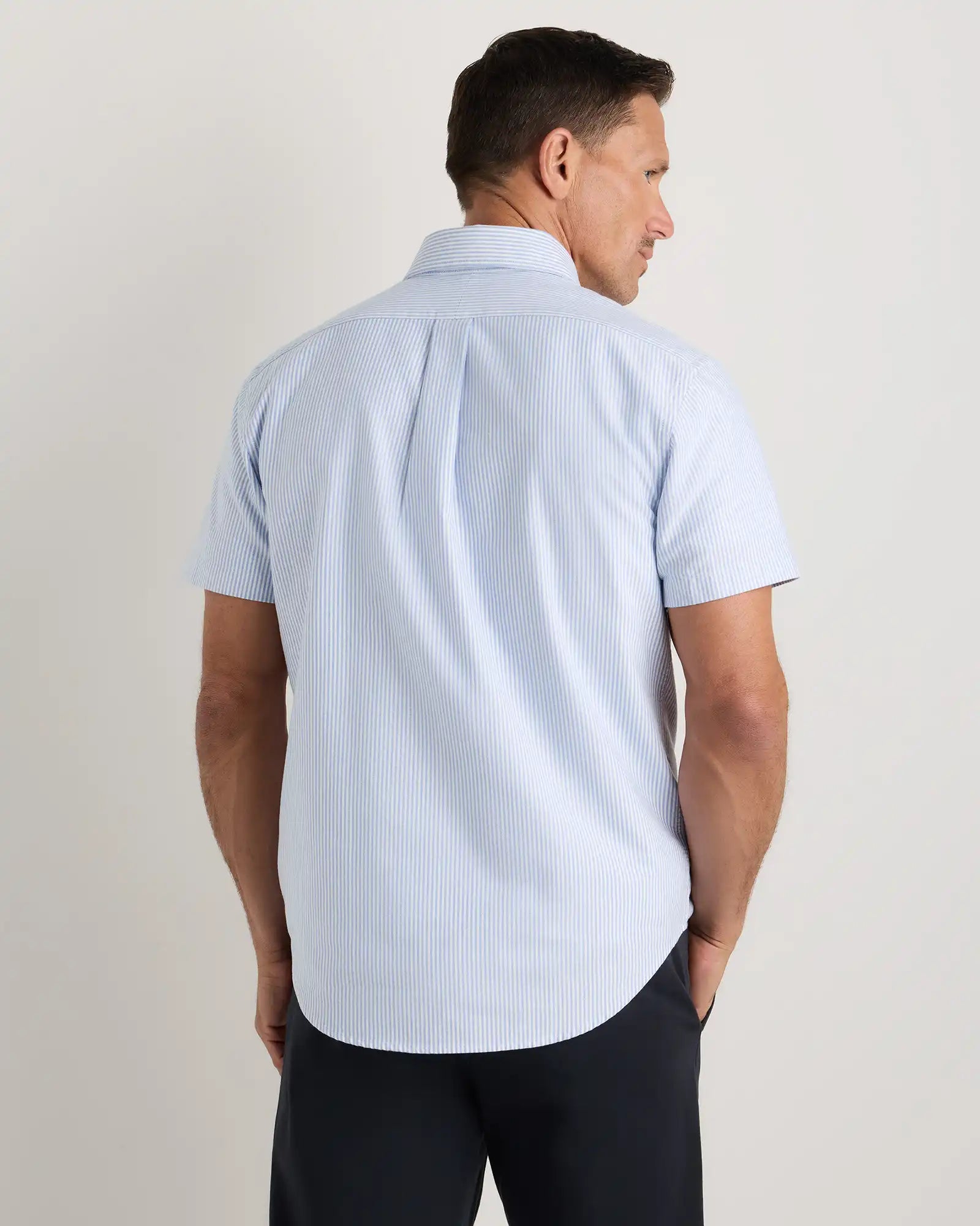 100% Organic Cotton Short Sleeve Oxford Shirt