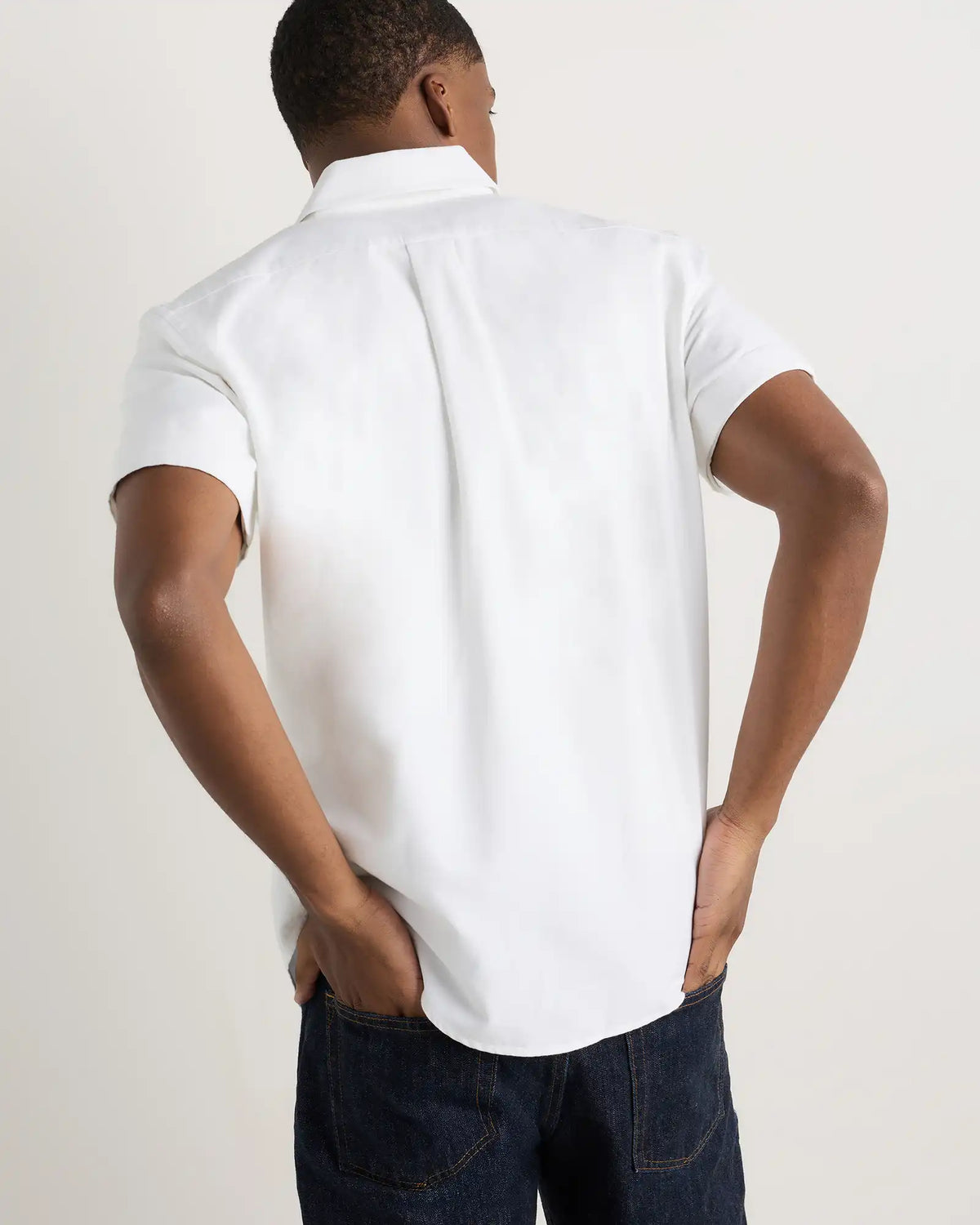 100% Organic Cotton Short Sleeve Oxford Shirt