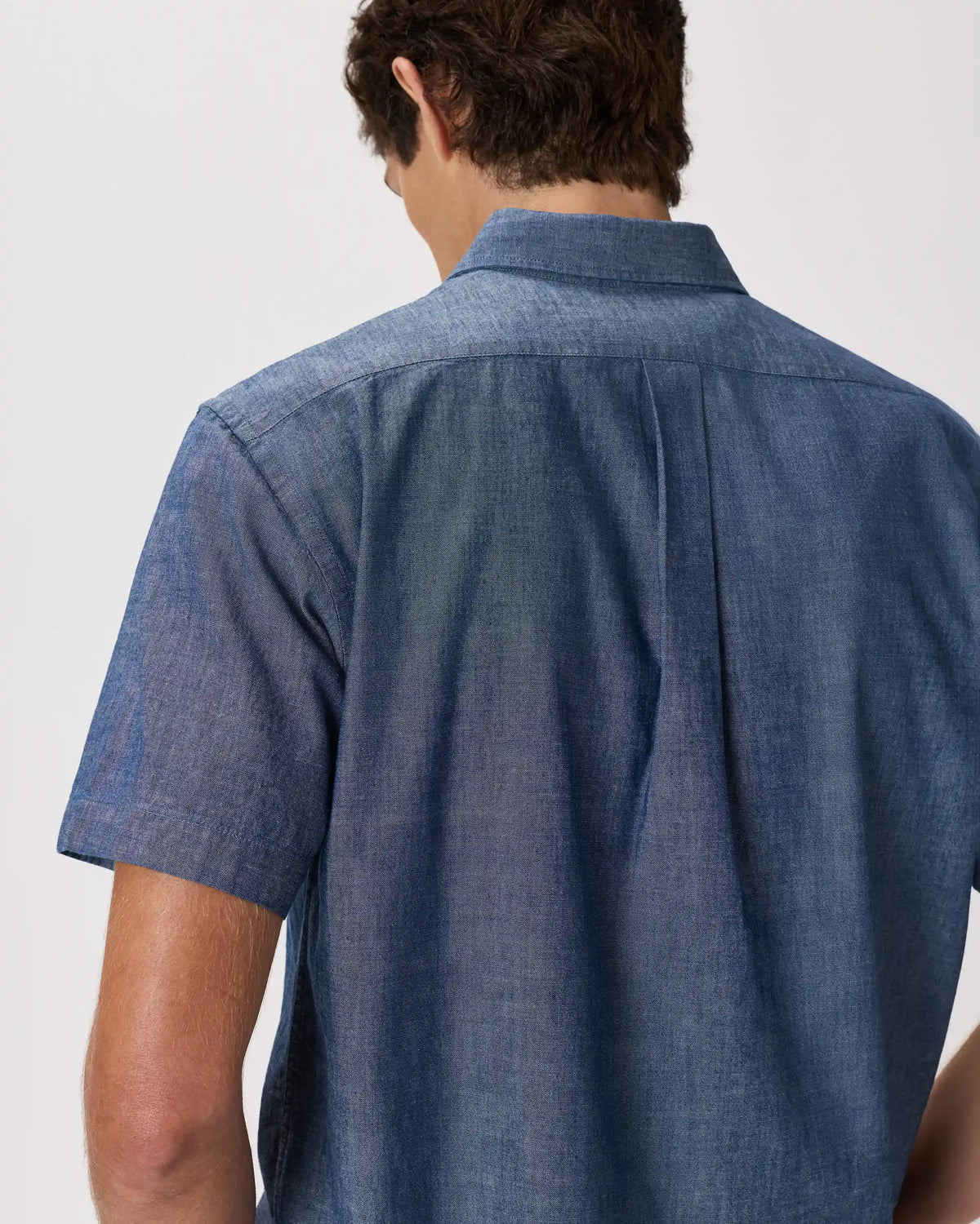 100% Organic Chambray Short Sleeve Shirt