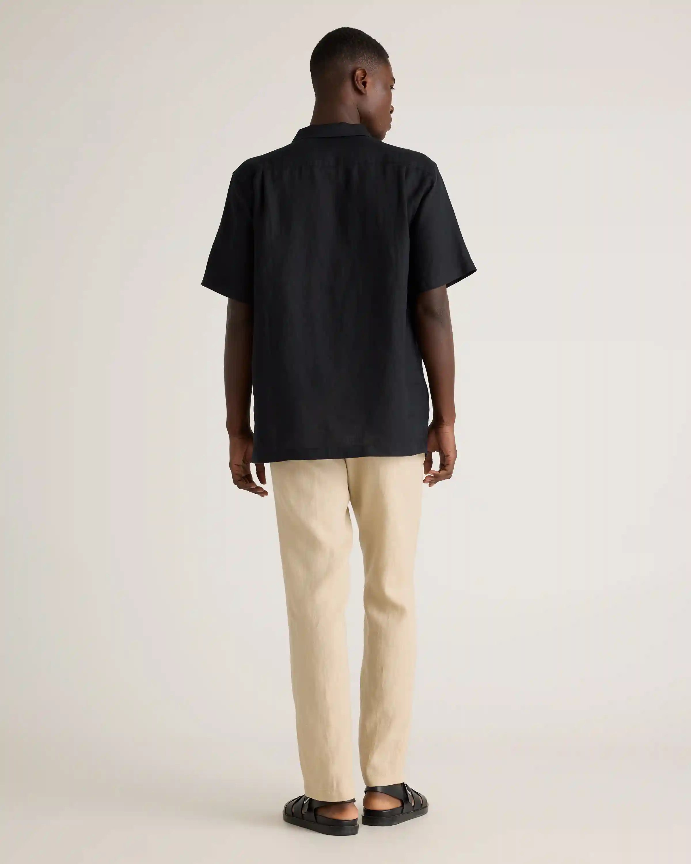 100% European Linen Camp Shirt