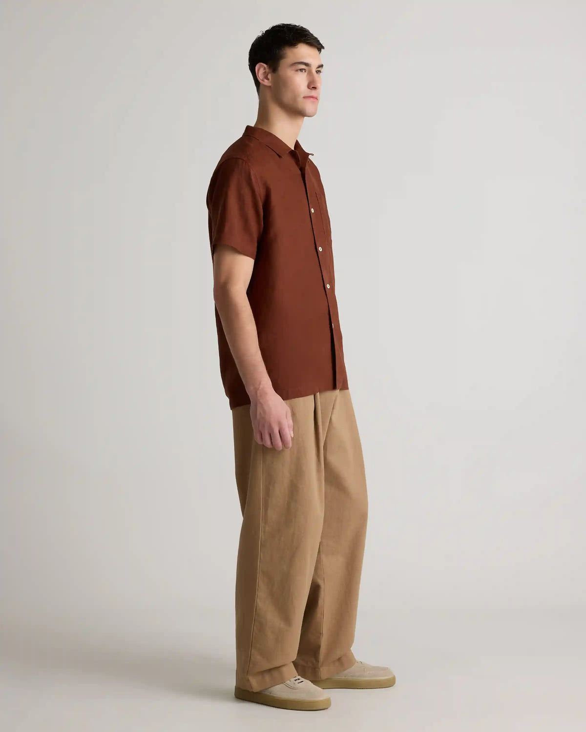 100% European Linen Camp Shirt
