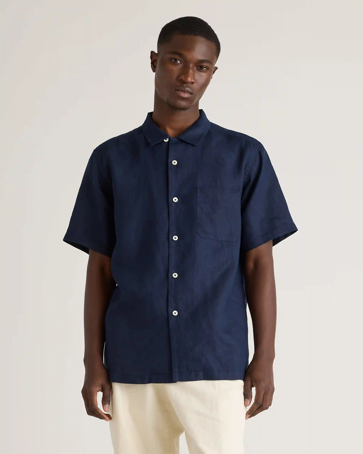 100% European Linen Camp Shirt