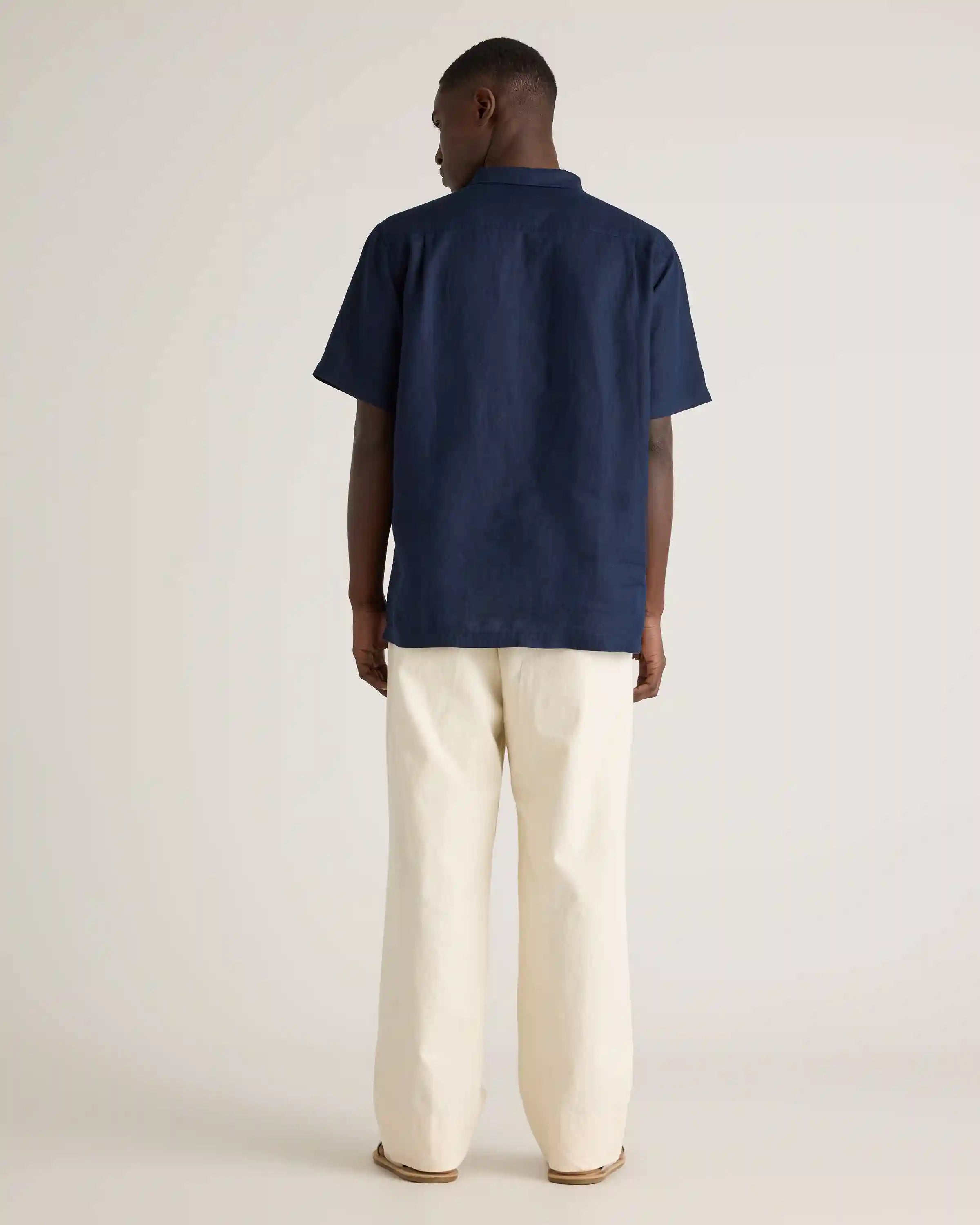 100% European Linen Camp Shirt
