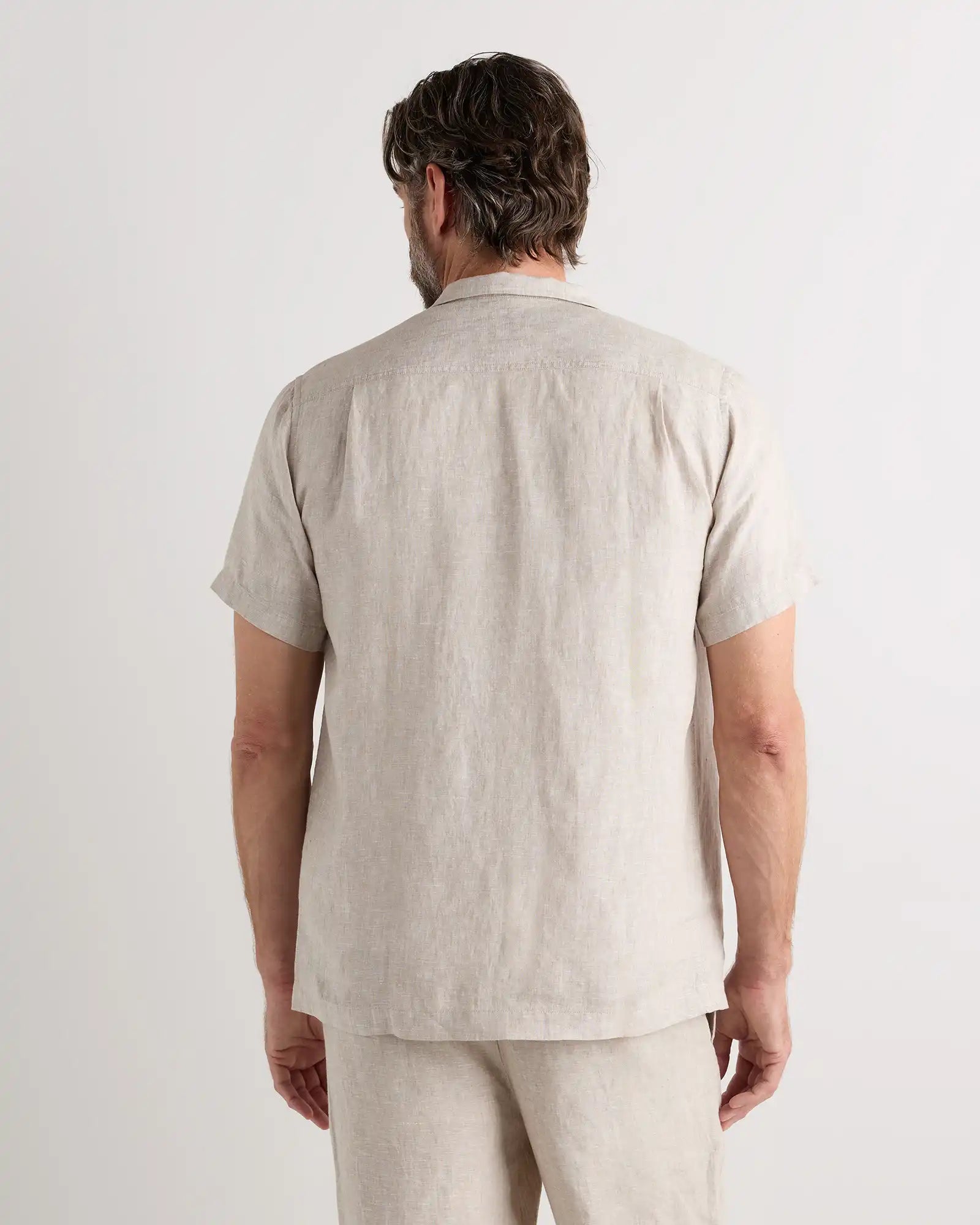 100% European Linen Camp Shirt