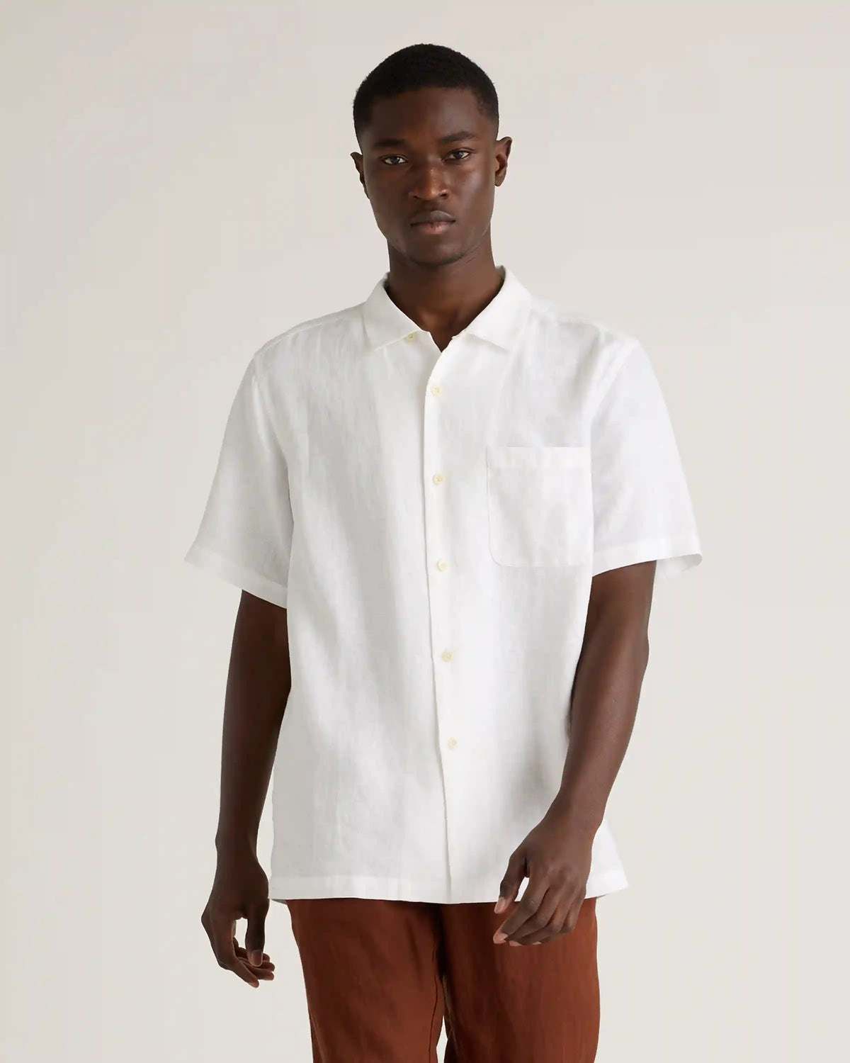 100% European Linen Camp Shirt