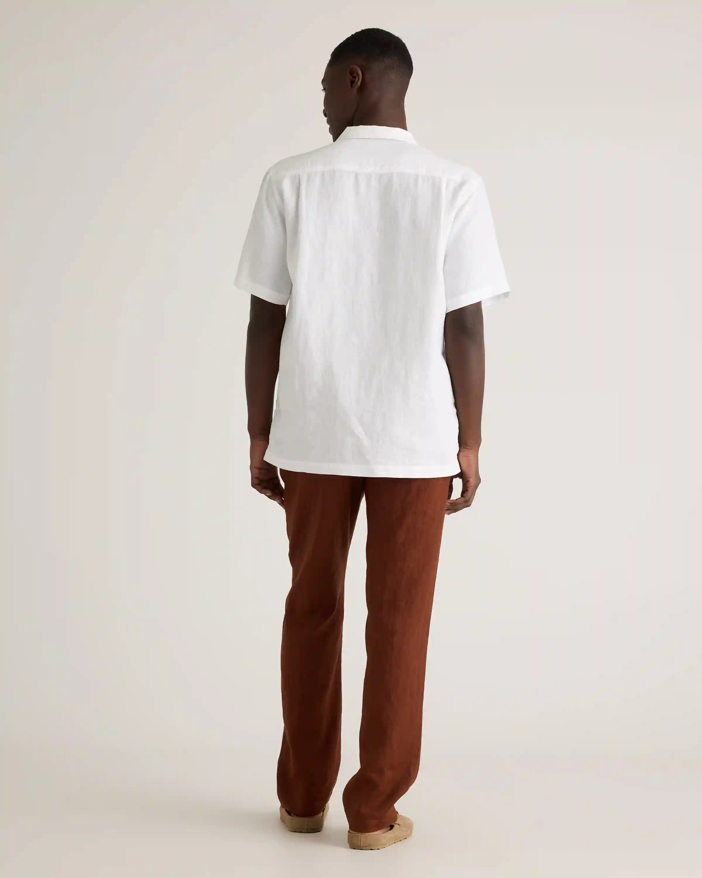 100% European Linen Camp Shirt