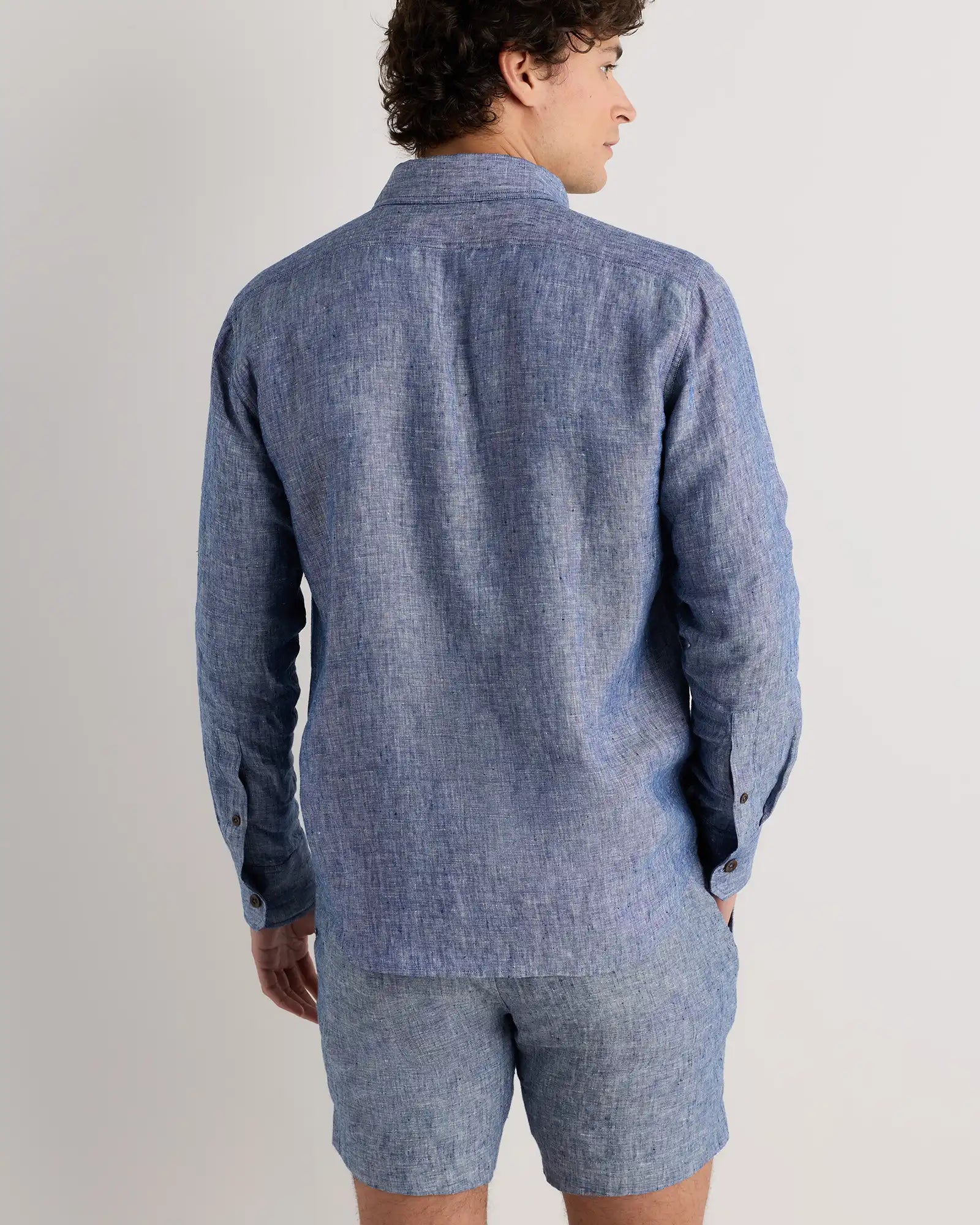 100% European Linen Utility Shirt