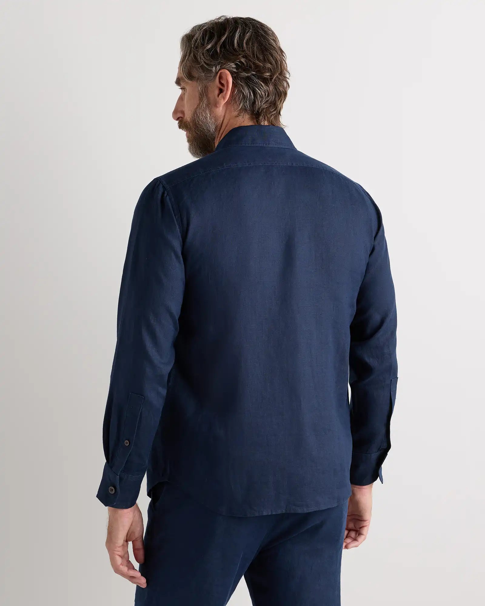 100% European Linen Utility Shirt