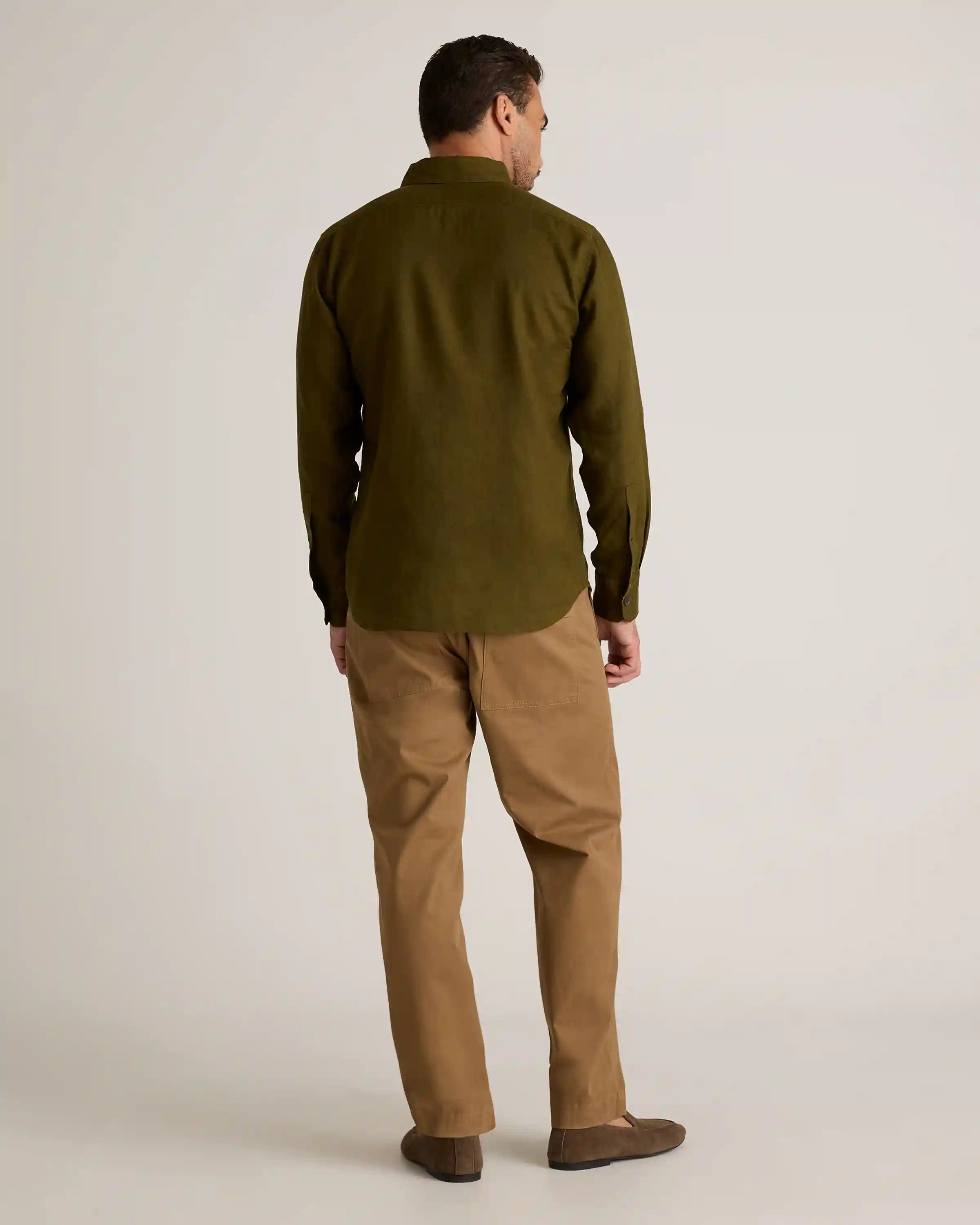 100% European Linen Utility Shirt