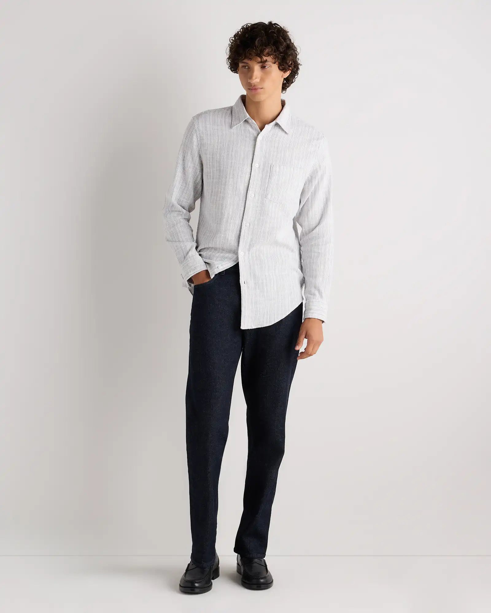 Organic Cotton Stretch Selvage Shirt