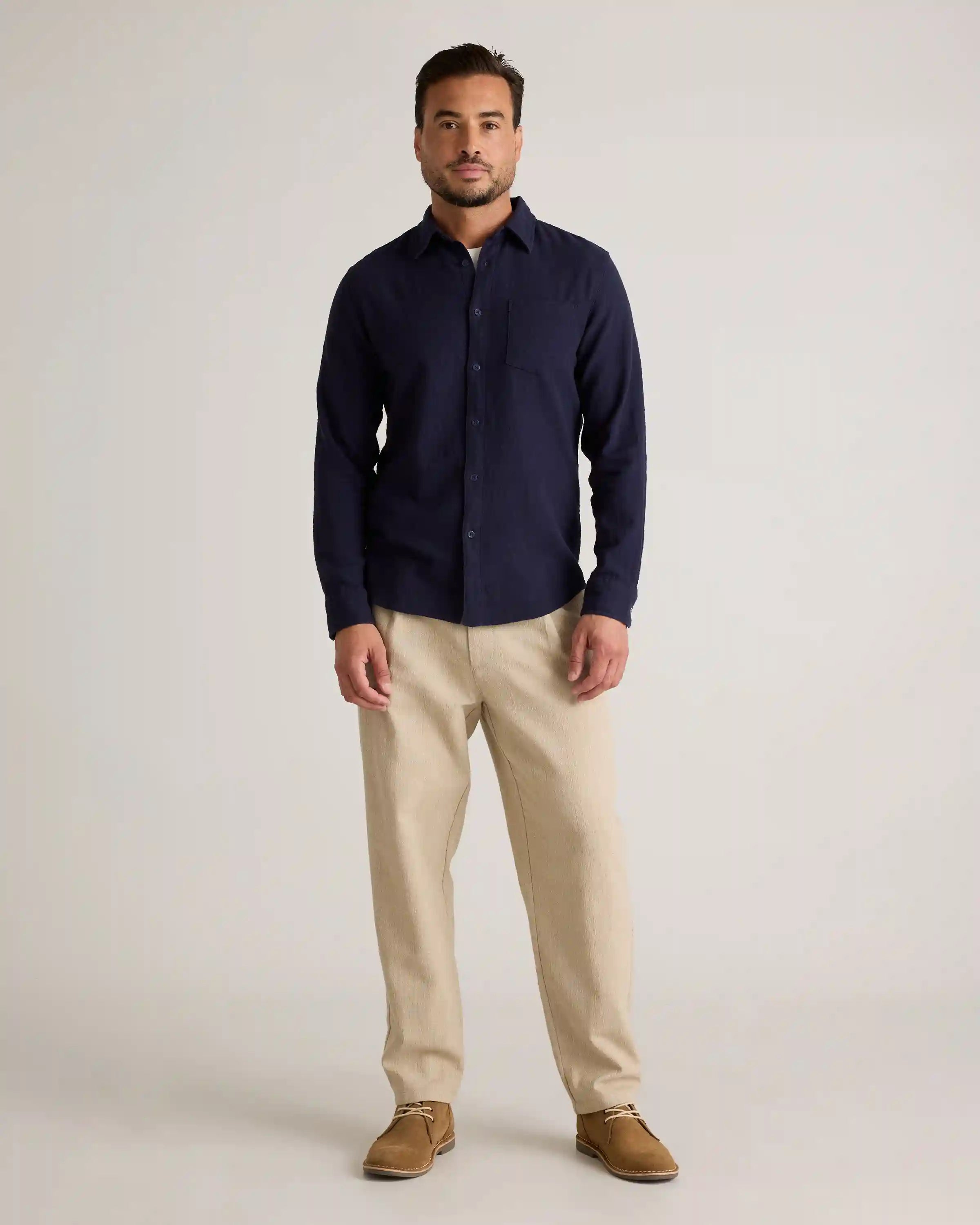 Organic Cotton Stretch Selvage Shirt
