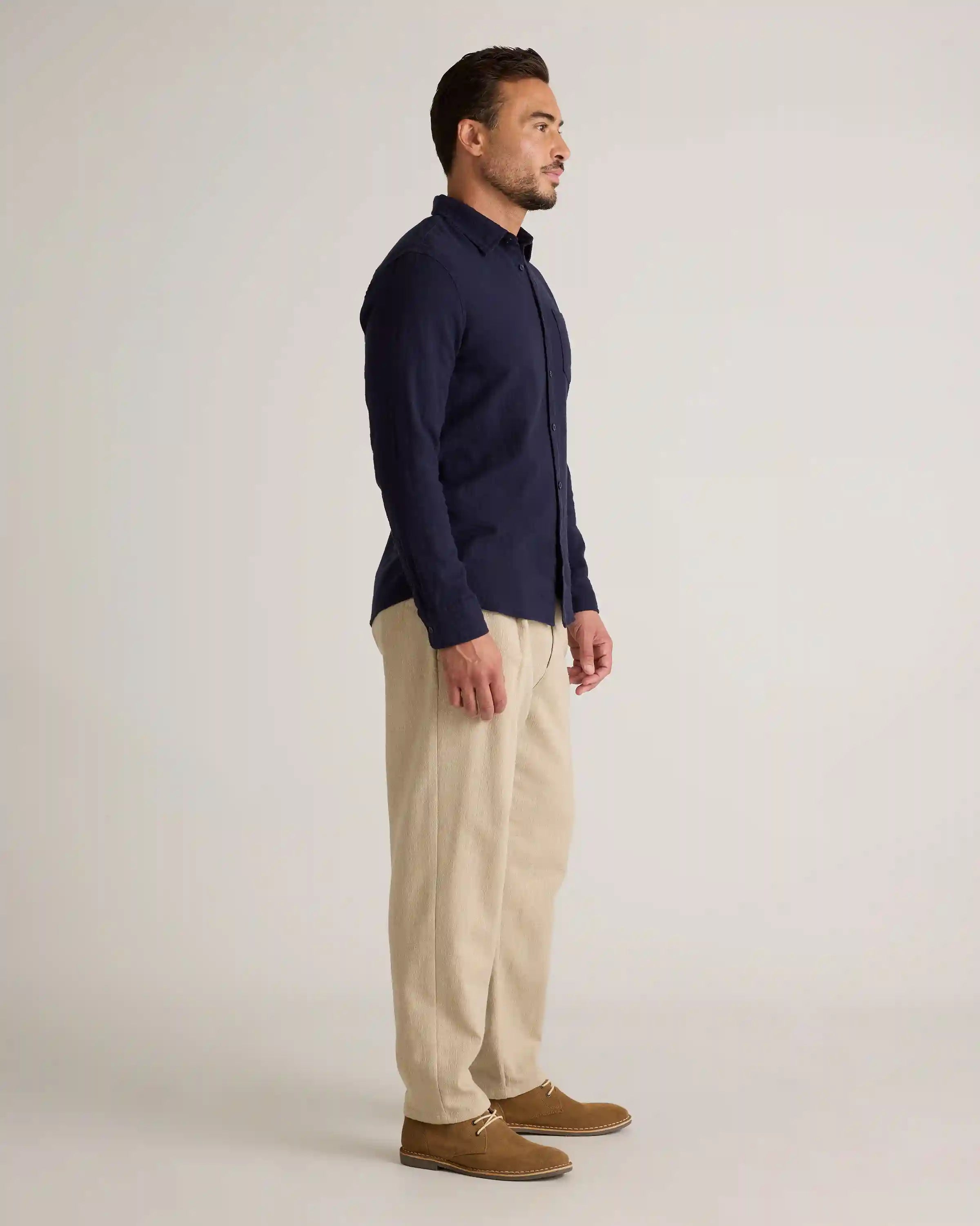 Organic Cotton Stretch Selvage Shirt