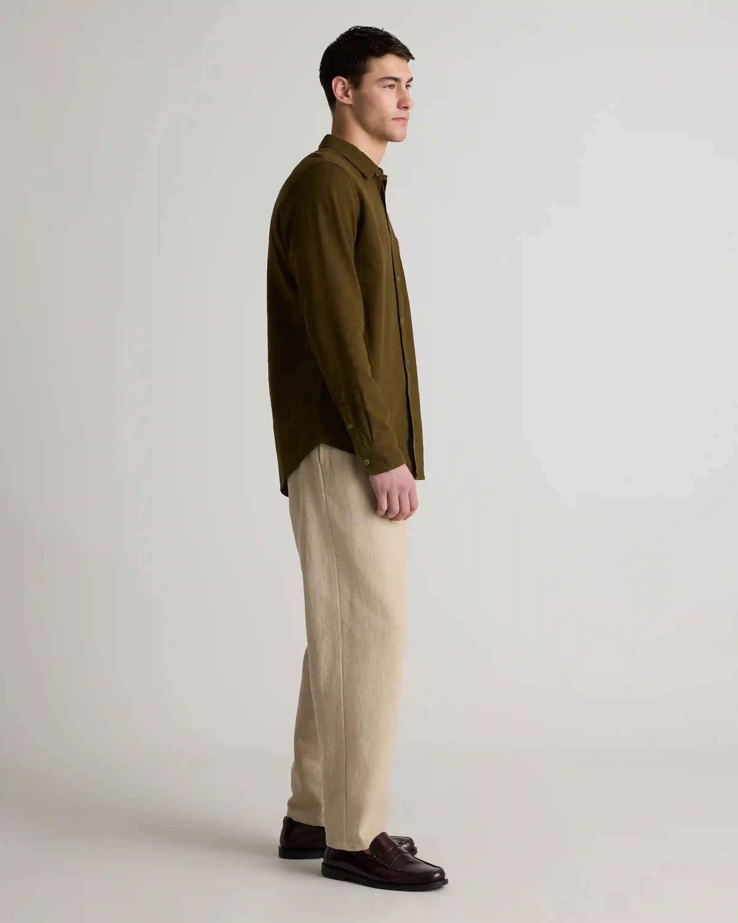 Organic Cotton Stretch Selvage Shirt