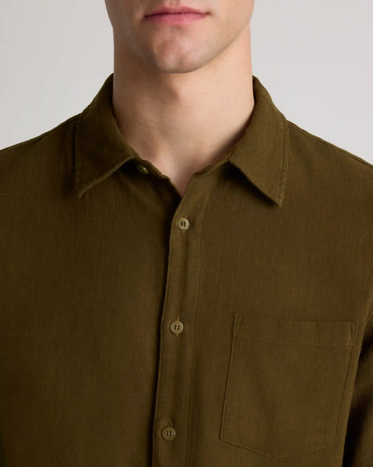 Organic Cotton Stretch Selvage Shirt