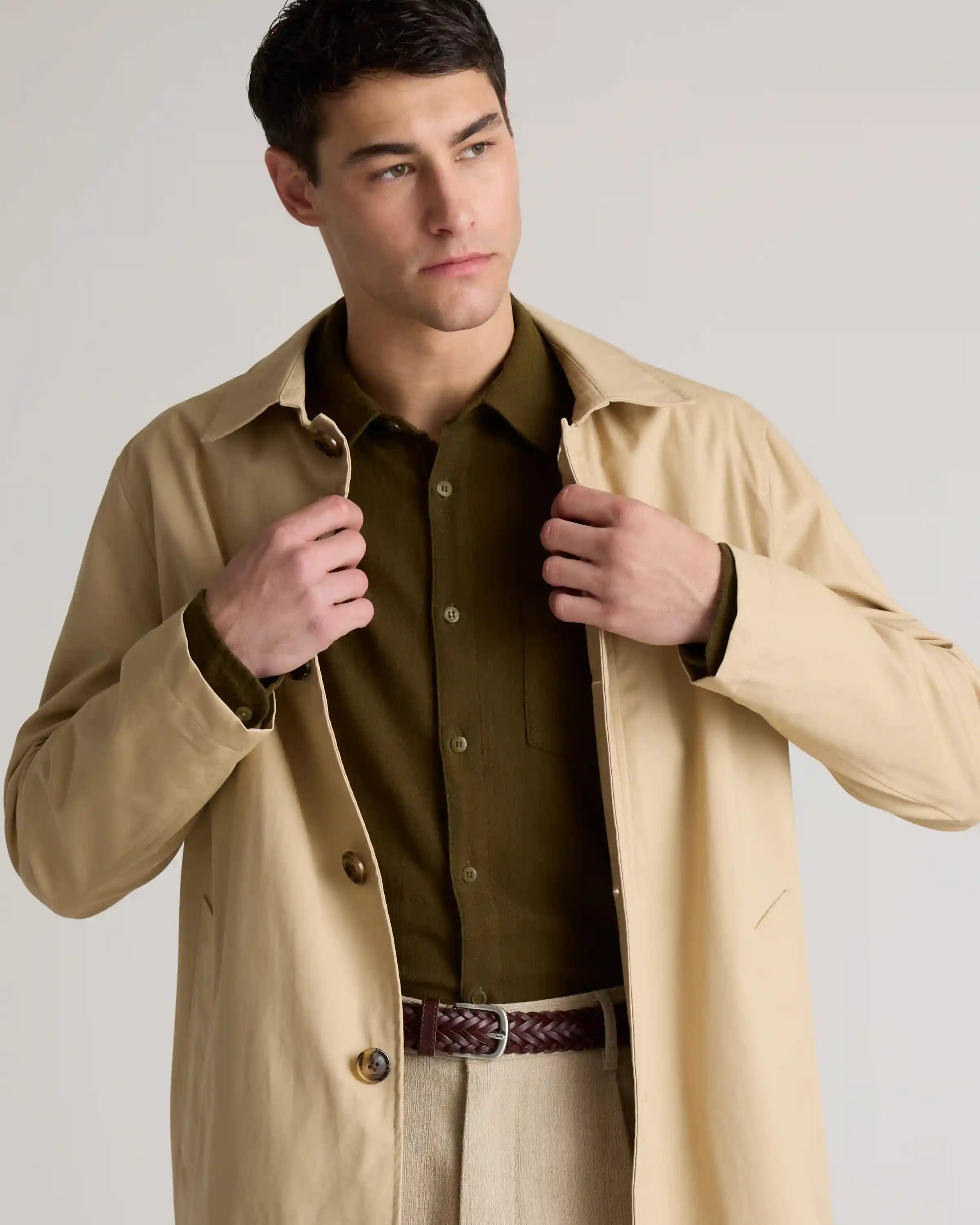 Organic Cotton Stretch Selvage Shirt