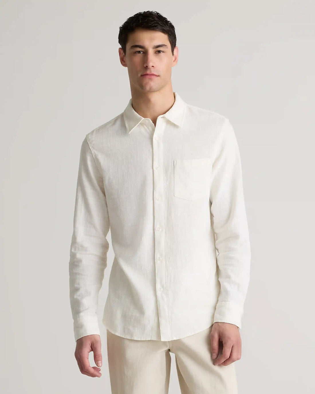 Organic Cotton Stretch Selvage Shirt