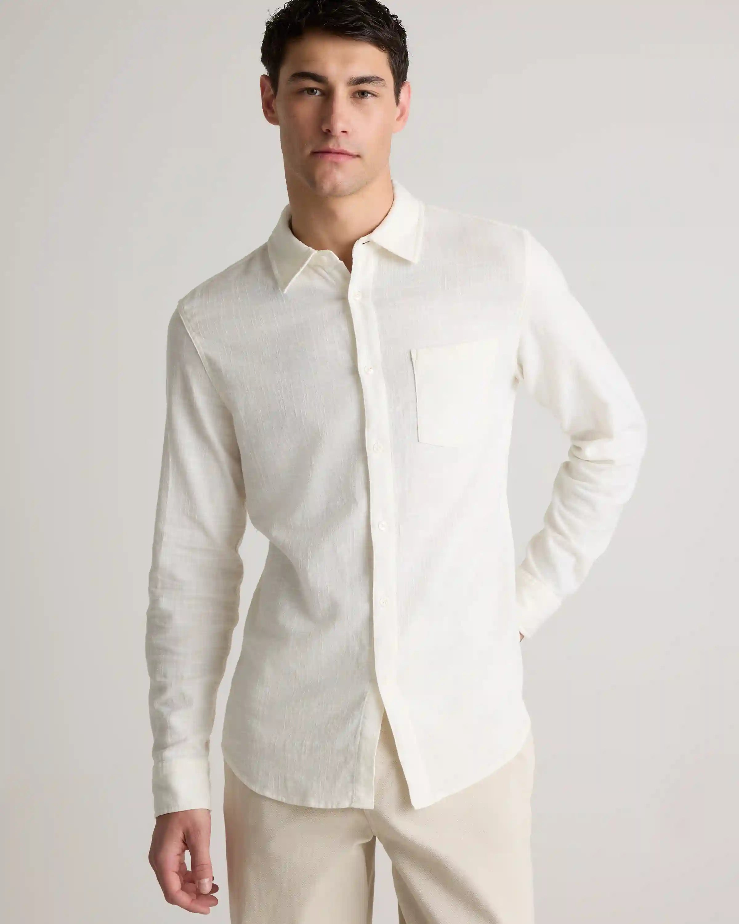 Organic Cotton Stretch Selvage Shirt