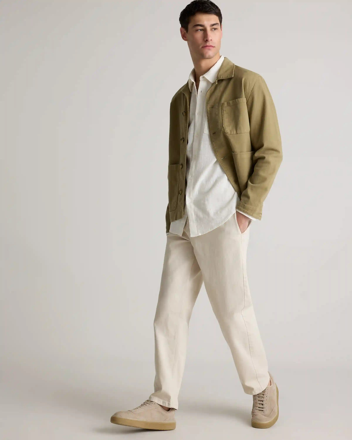 Organic Cotton Stretch Selvage Shirt