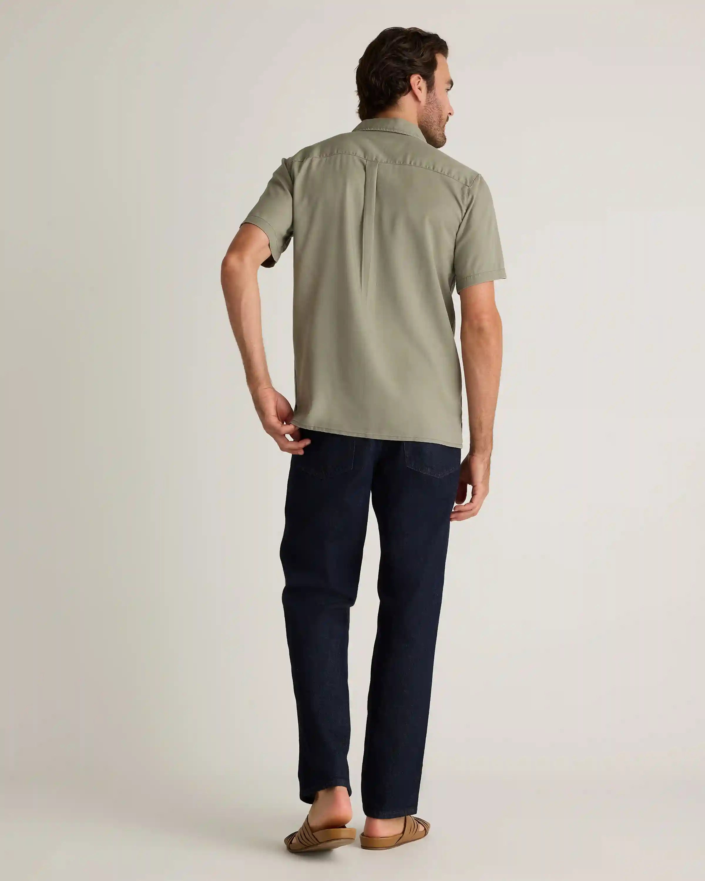 Vintage Wash Tencel Camp Shirt